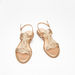 Celeste Women's Textured Strap Sandals with Buckle Closure-Women%27s Flat Sandals-thumbnail-5