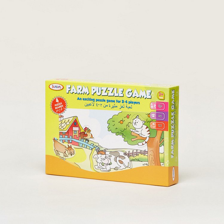 Juniors Farm Puzzle Game Set