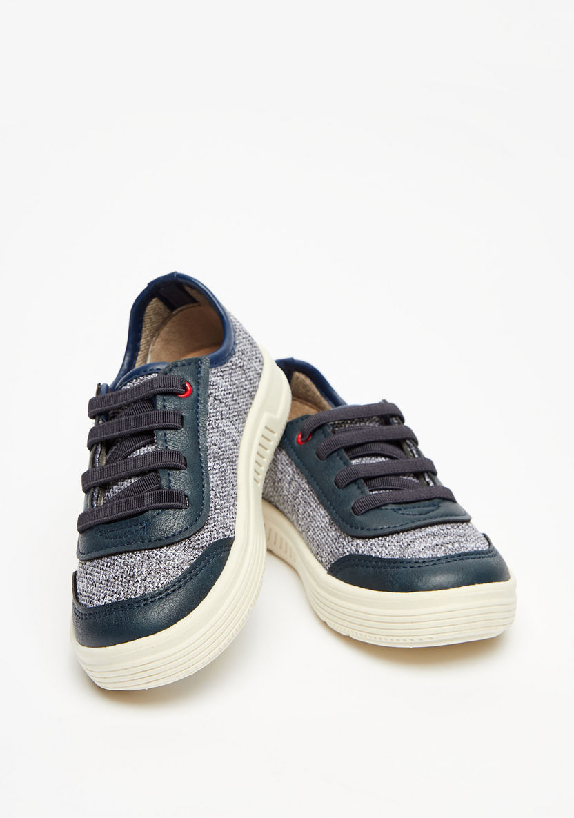 Kidy Textured Shoes with Lace-Up Closure-Boy%27s Casual Shoes-image-3