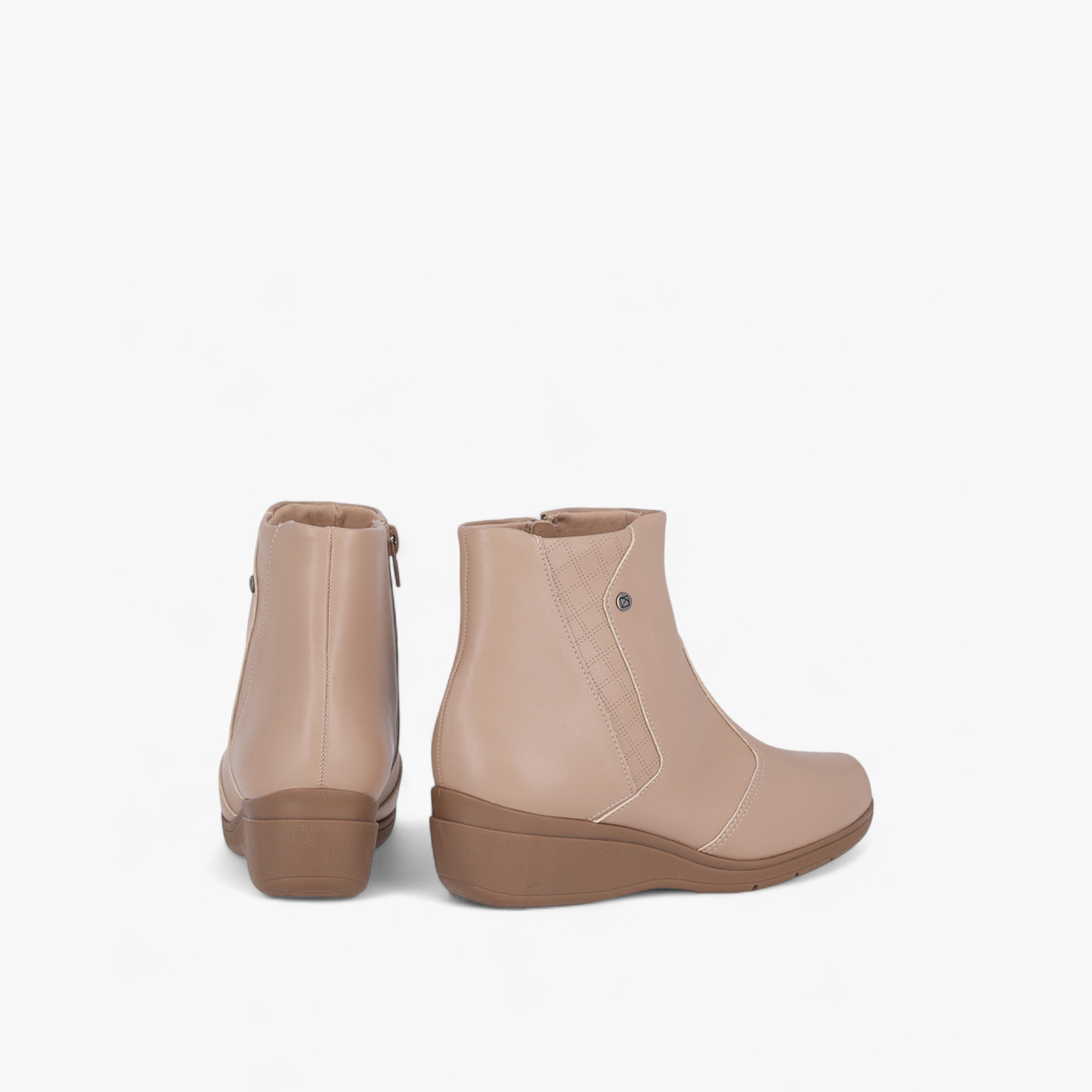 Piccadilly Women's Ankle Boots with Zip Closure-women-winterwear-boots-image-3