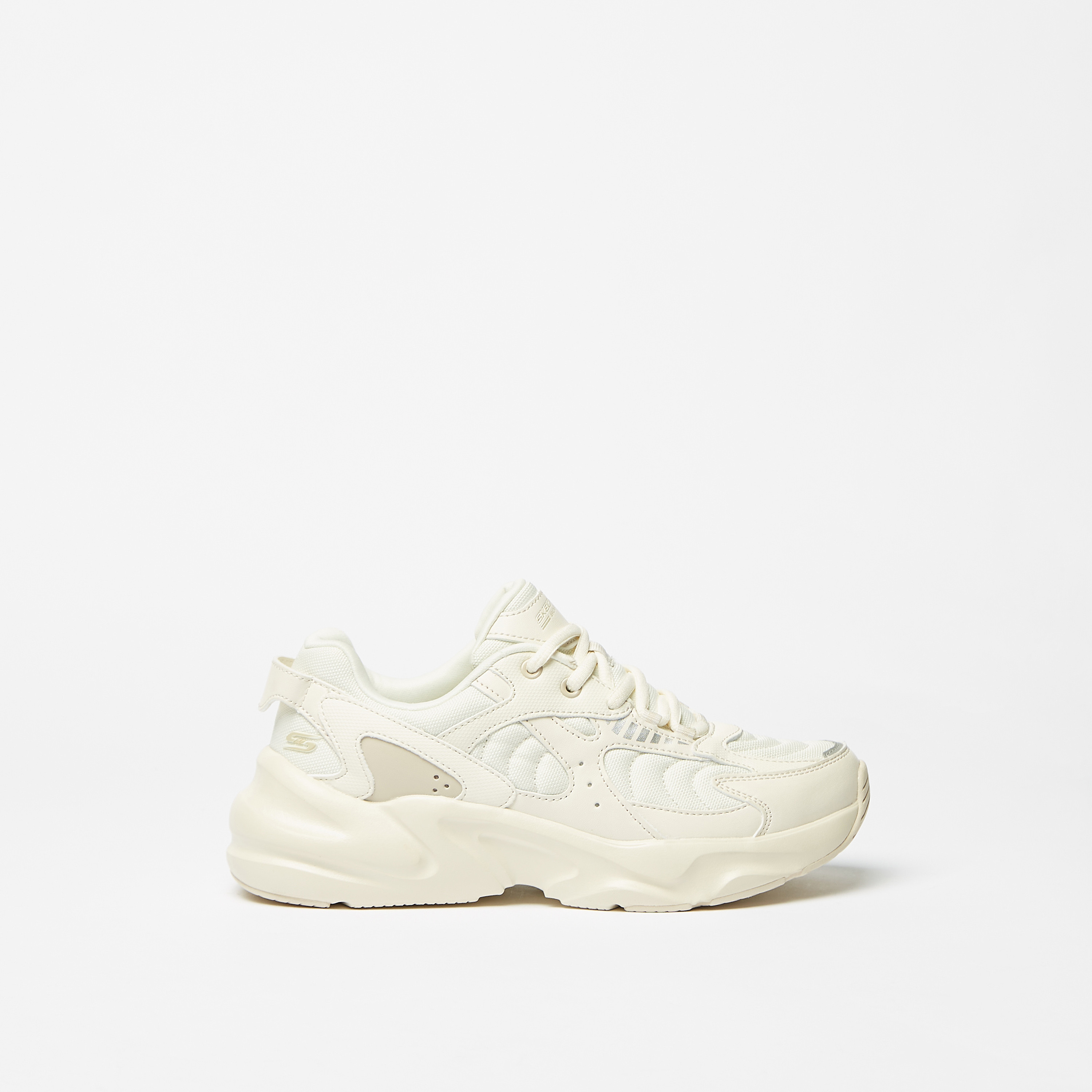 حذاء سنيكرز برباط إغلاق وكاحل منخفض للنساء من سكيتشرز-women-shoes-sneakers-image-4