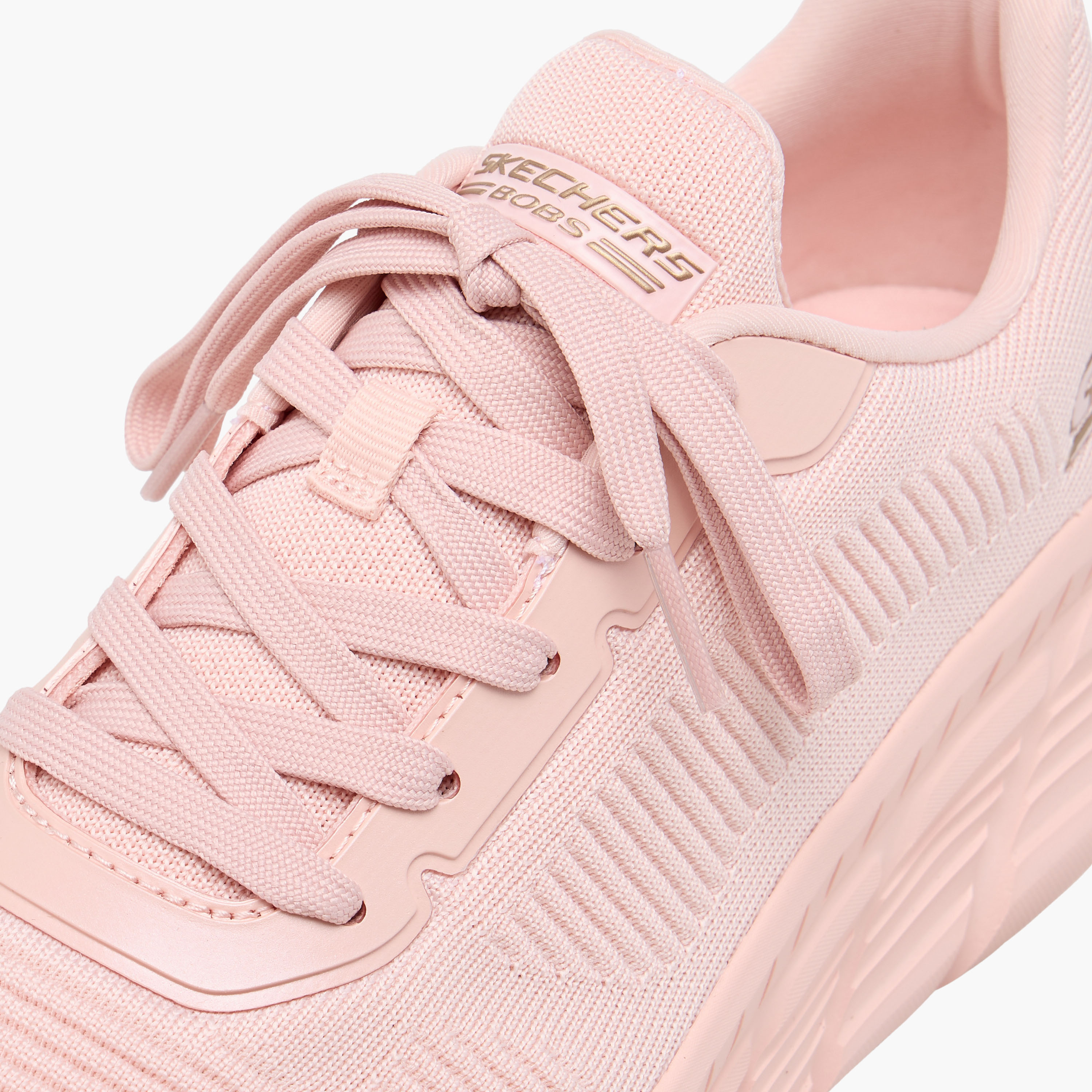 Skechers Women's Bobs B Flex Hi Lace-Up Low Ankle Sneakers 117385 | OE-sports-women-shoes-image-4