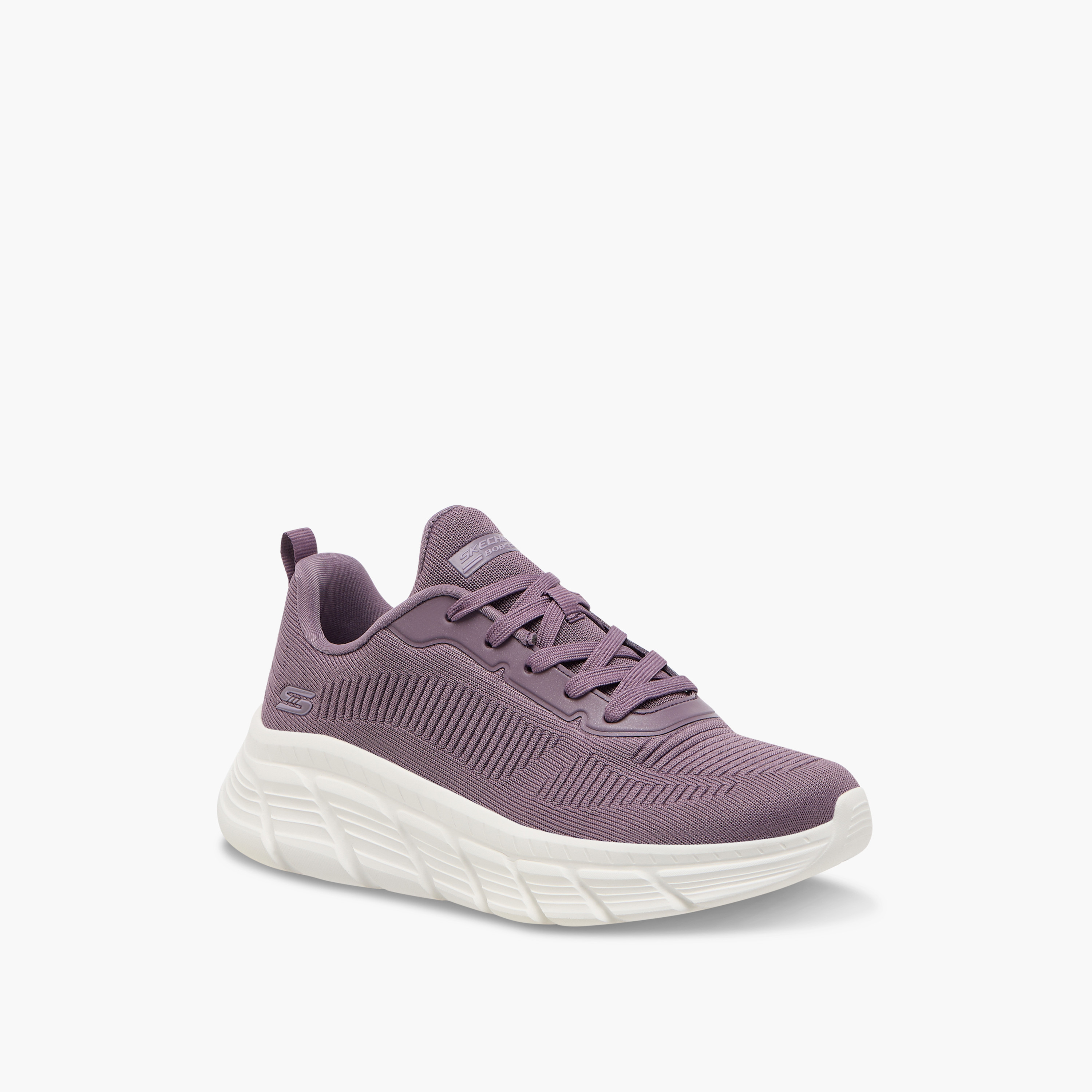 Skechers Women's Bobs B Flex Hi Lace-Up Low Ankle Sneakers 117385 | OE-sports-women-shoes-image-2