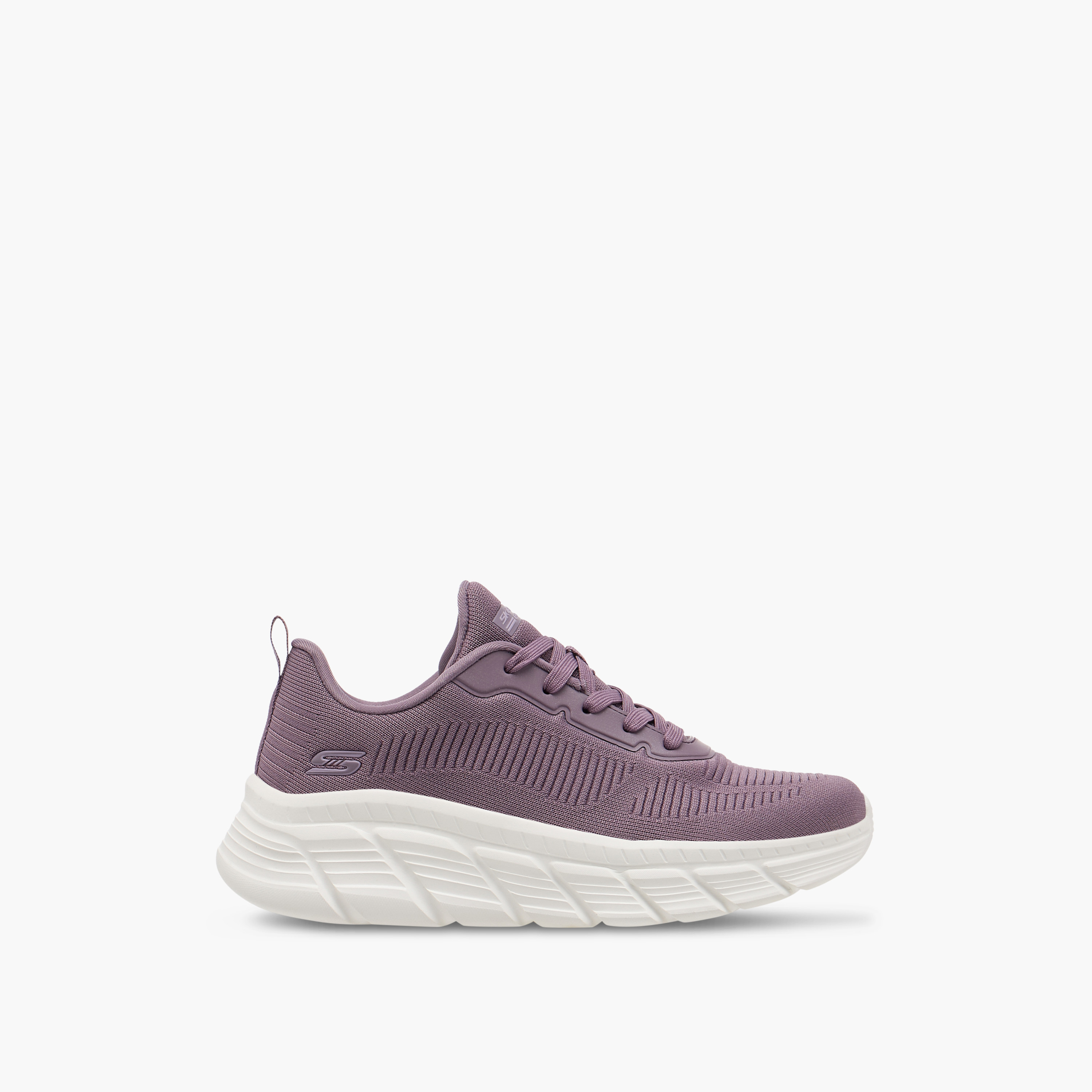 Skechers Women's Bobs B Flex Hi Lace-Up Low Ankle Sneakers 117385 | OE-sports-women-shoes-image-3