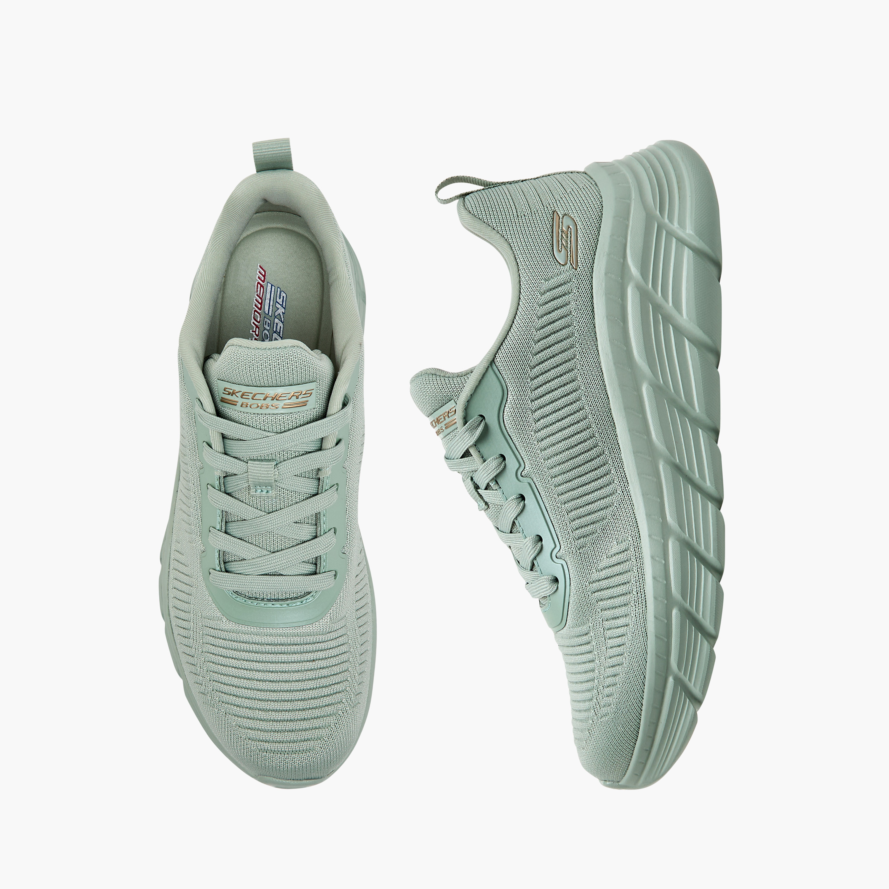 سكيتشرز - حذاء رياضي بوبس بي فليكس هاي برباط منخفض الكاحل - للنساء-women-shoes-sneakers-image-1