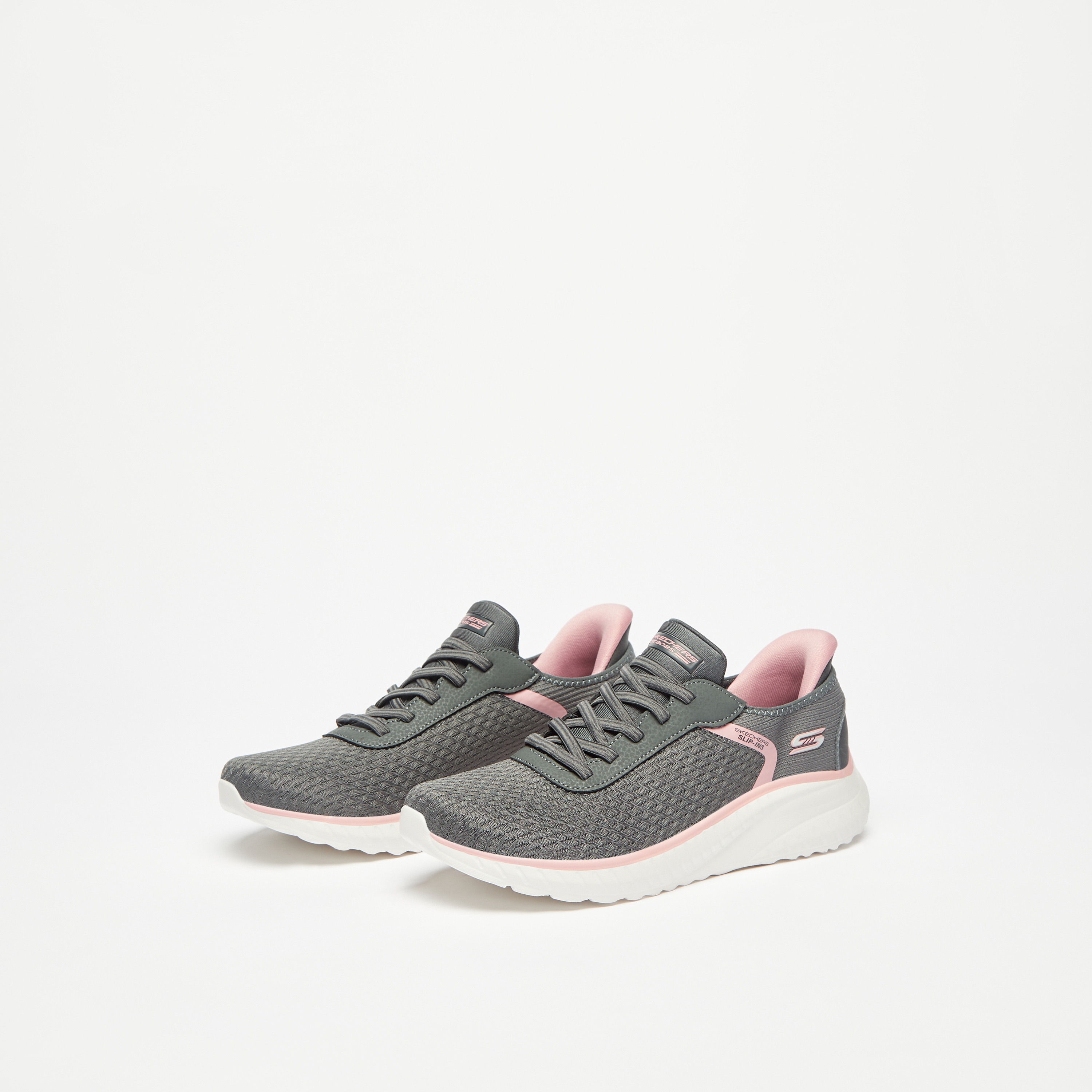 حذاء مشي نسائي من سكيتشرز بوبز سكواد ويفز تشوس بنجي بدون أربطة 117498 | OE-sports-women-shoes-image-2