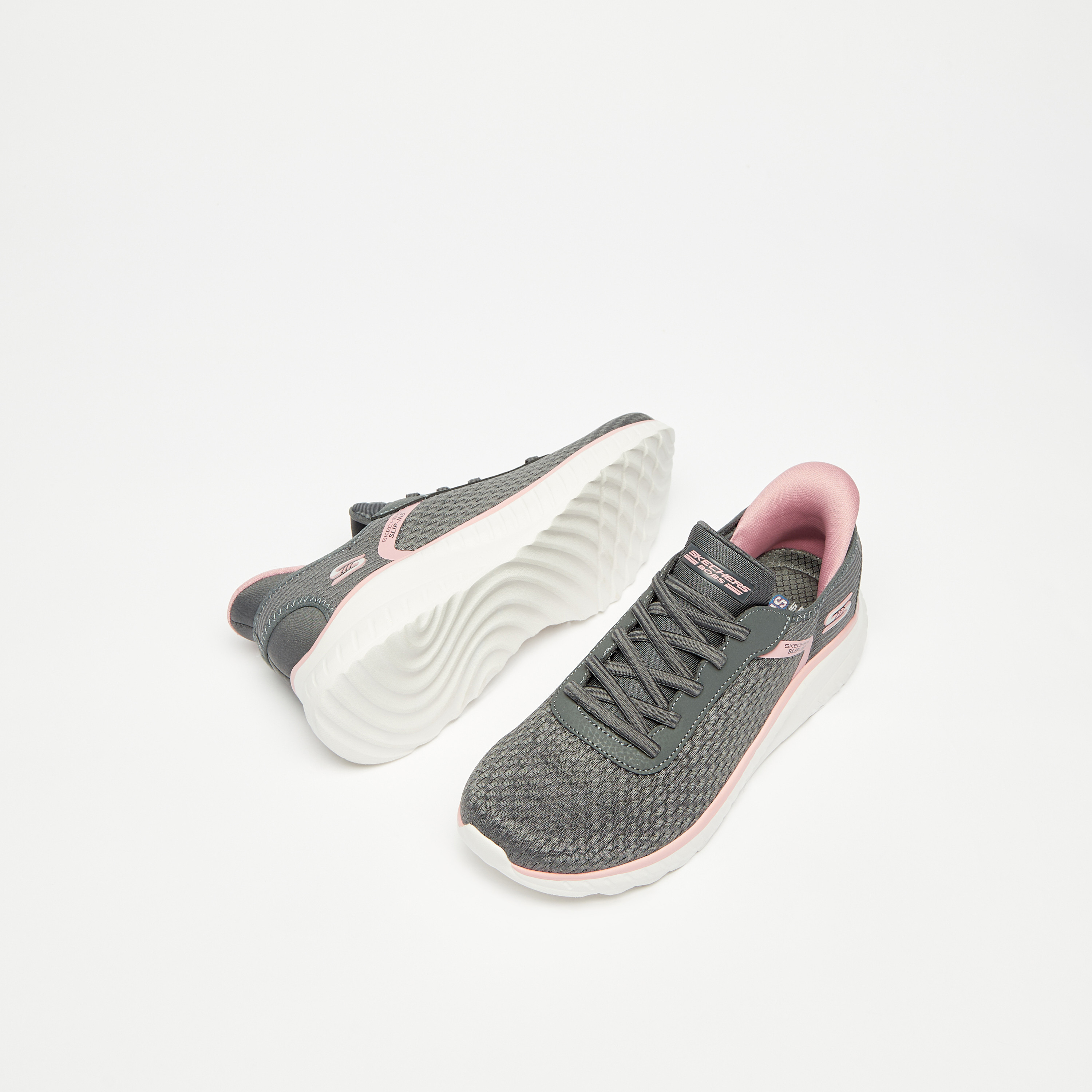 حذاء مشي نسائي من سكيتشرز بوبز سكواد ويفز تشوس بنجي بدون أربطة 117498 | OE-sports-women-shoes-image-6