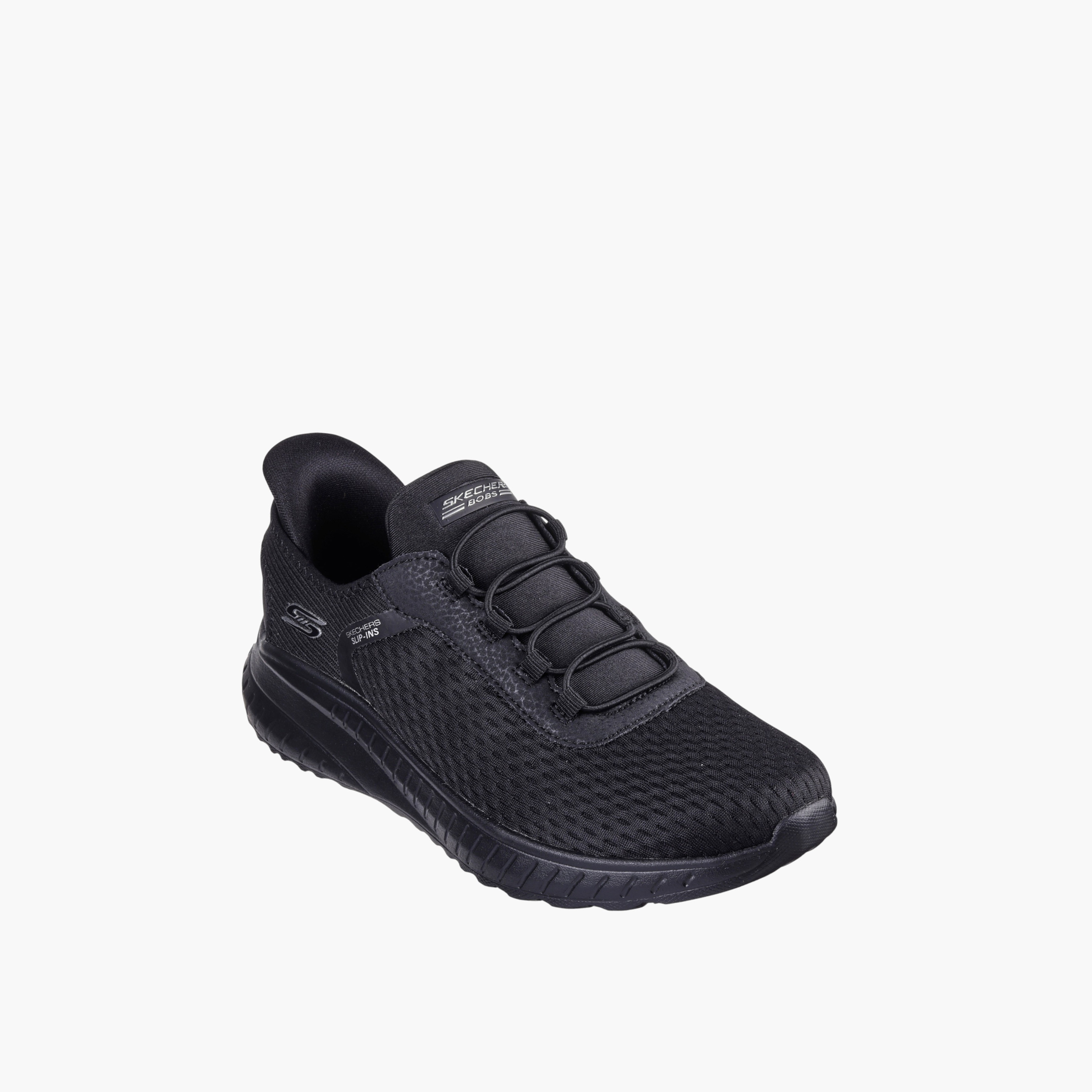 Skechers Women's BOBS SQUAD CHAOS Lace-Up Sports Shoes - 117504-BBK-women-shoes-sports-image-1