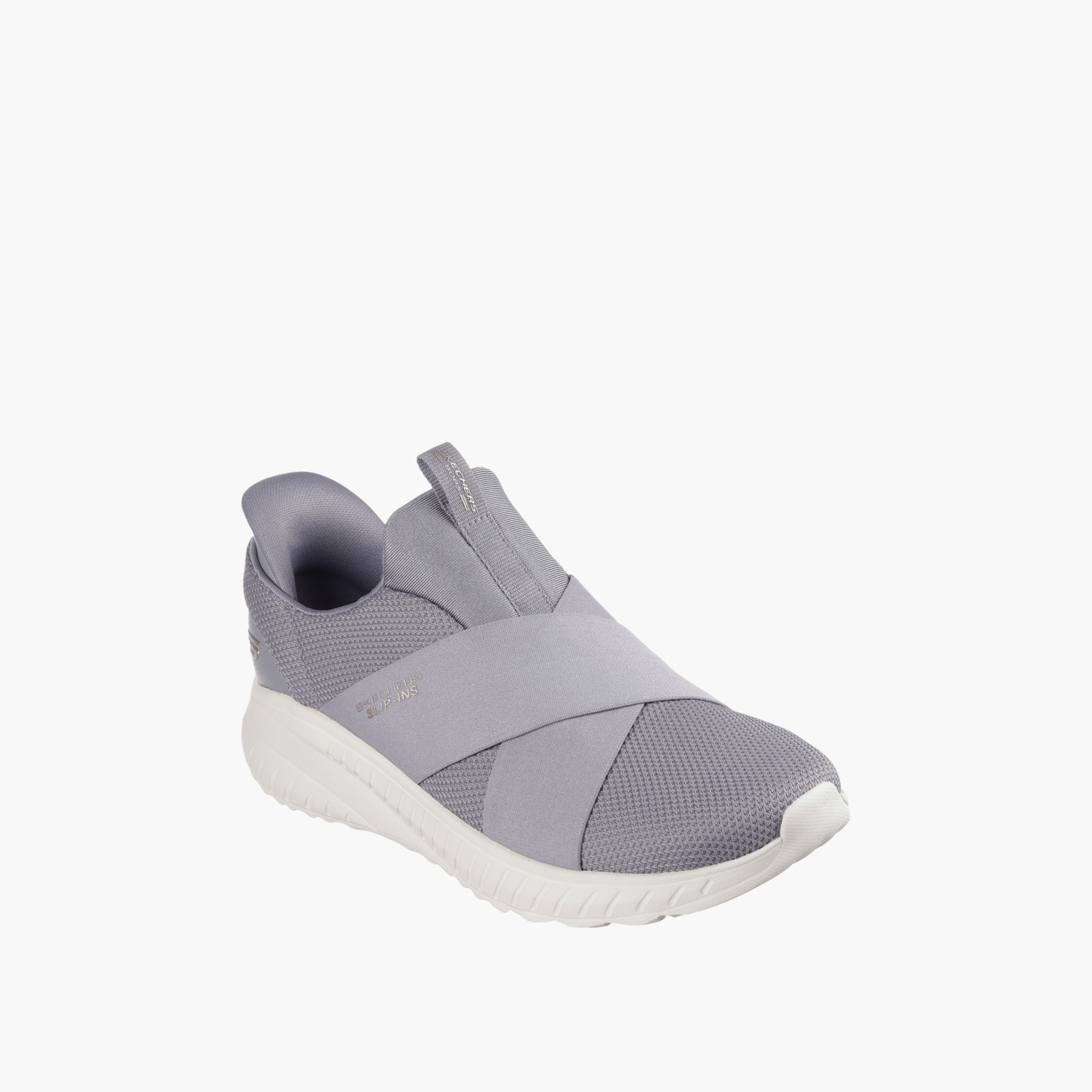 حذاء رياضي سهل الارتداء بوبس سكواد كايوس للنساء من سكتشرز - 117505-GRY-sports-women-shoes-image-1