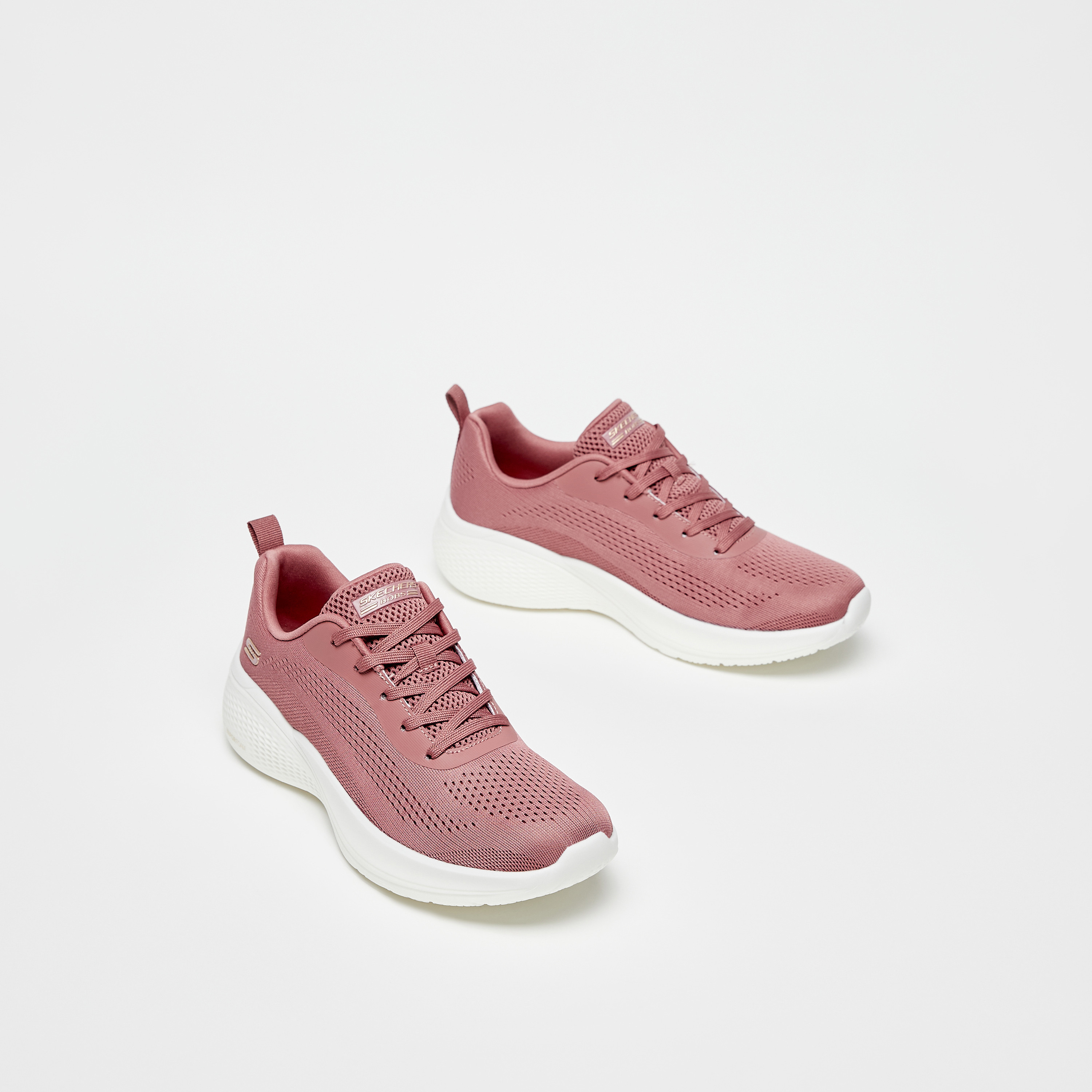 سكيتشرز حذاء رياضي بوبز انفينيتي ميموري فوم كاحل منخفض للنساء 117550-ROS | OE-sports-women-shoes-image-1