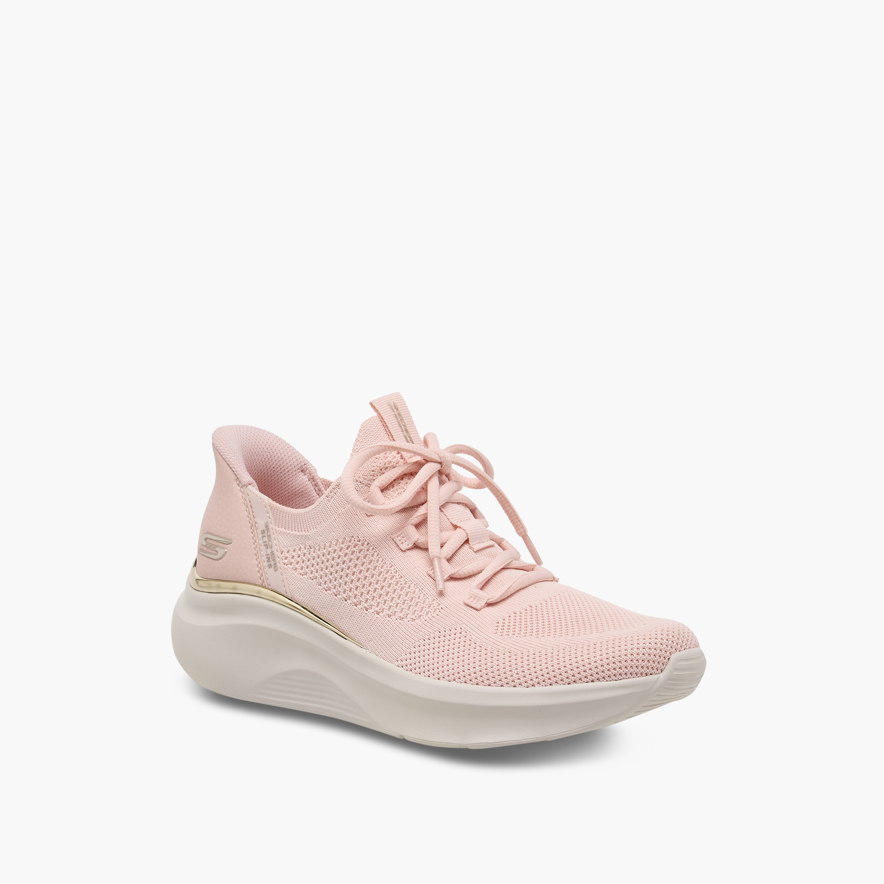 سكيتشرز - حذاء رياضي بوبس بي لوف برباط مطاط بونجي منخفض الكاحل - للنساء 117617 | OE-women-shoes-sneakers-image-2