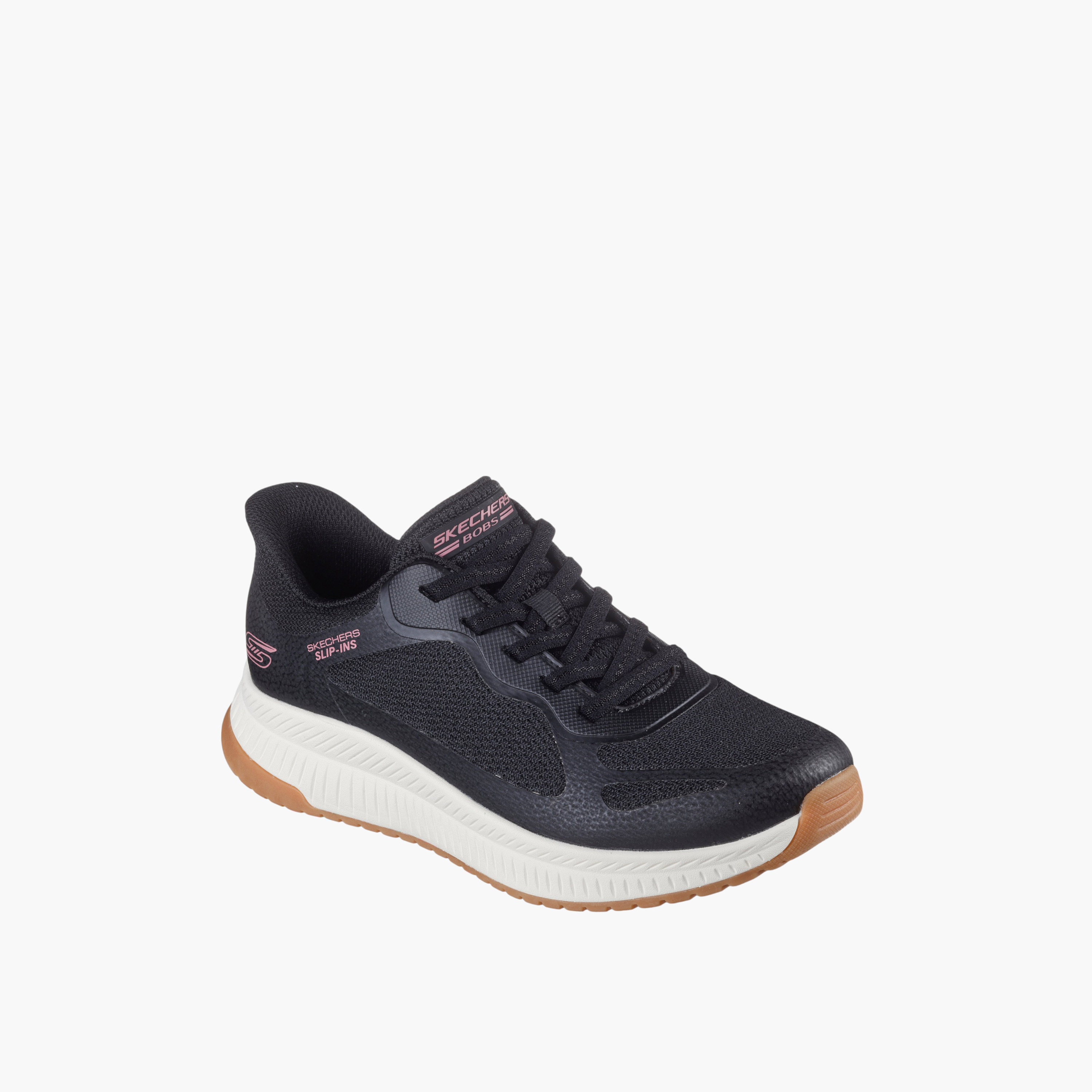 Skechers Women's BOBS SQUAD 4 Lace-Up Running Shoes - 117624-BLK-women-shoes-sports-image-1