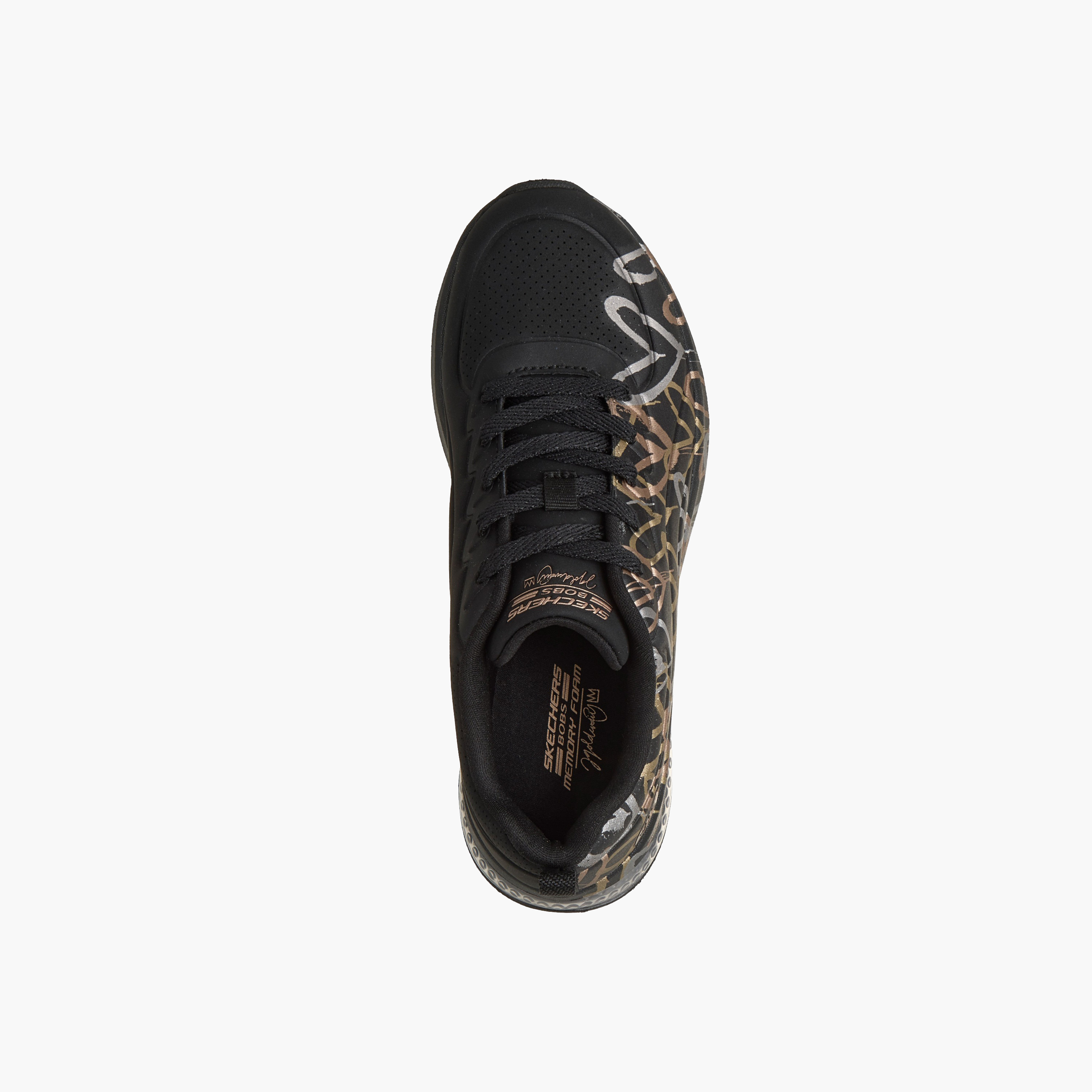 حذاء رياضي سهل الارتداء بطبعات قلوب للنساء من سكيتشرز-women-shoes-sneakers-image-2