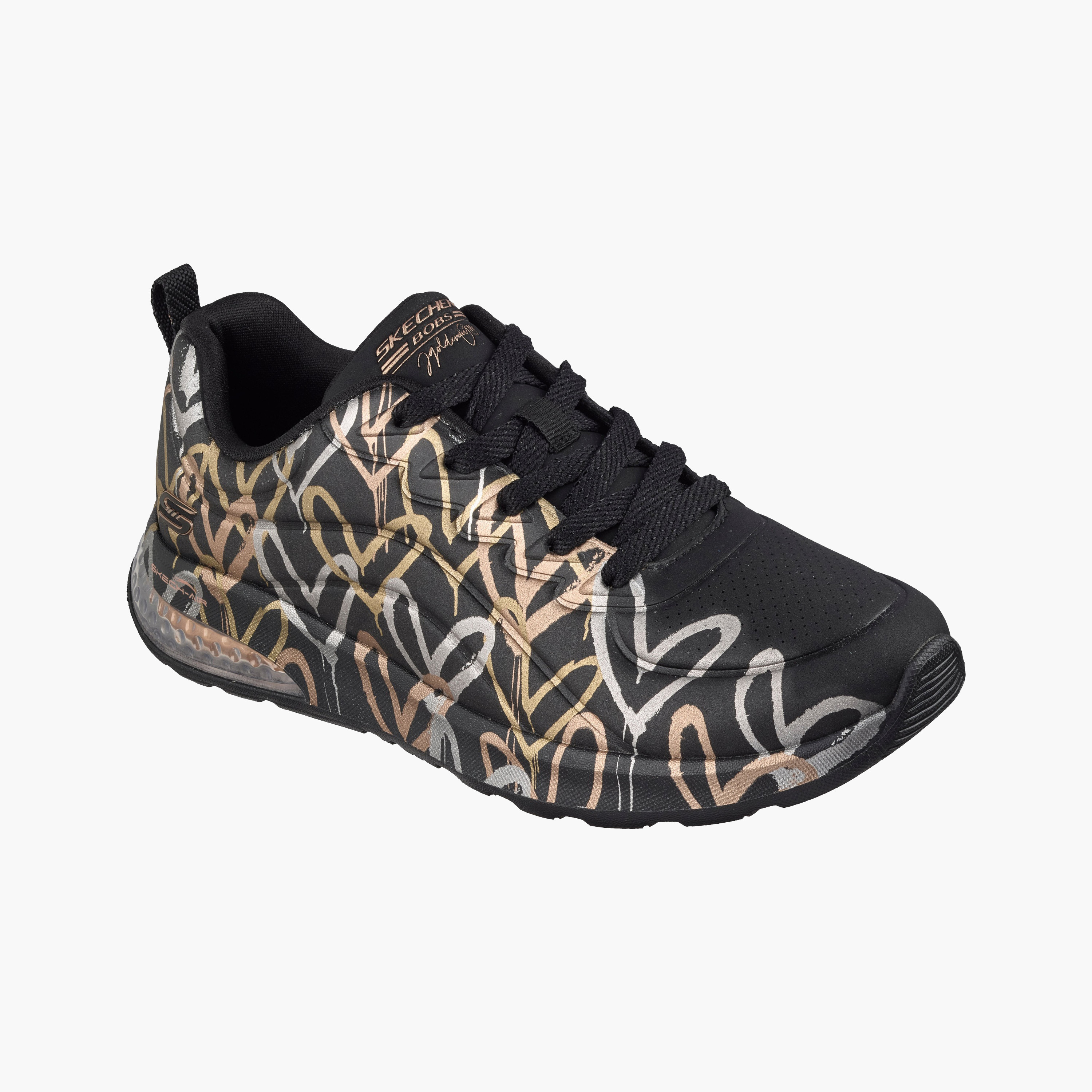 حذاء رياضي سهل الارتداء بطبعات قلوب للنساء من سكيتشرز-women-shoes-sneakers-image-4