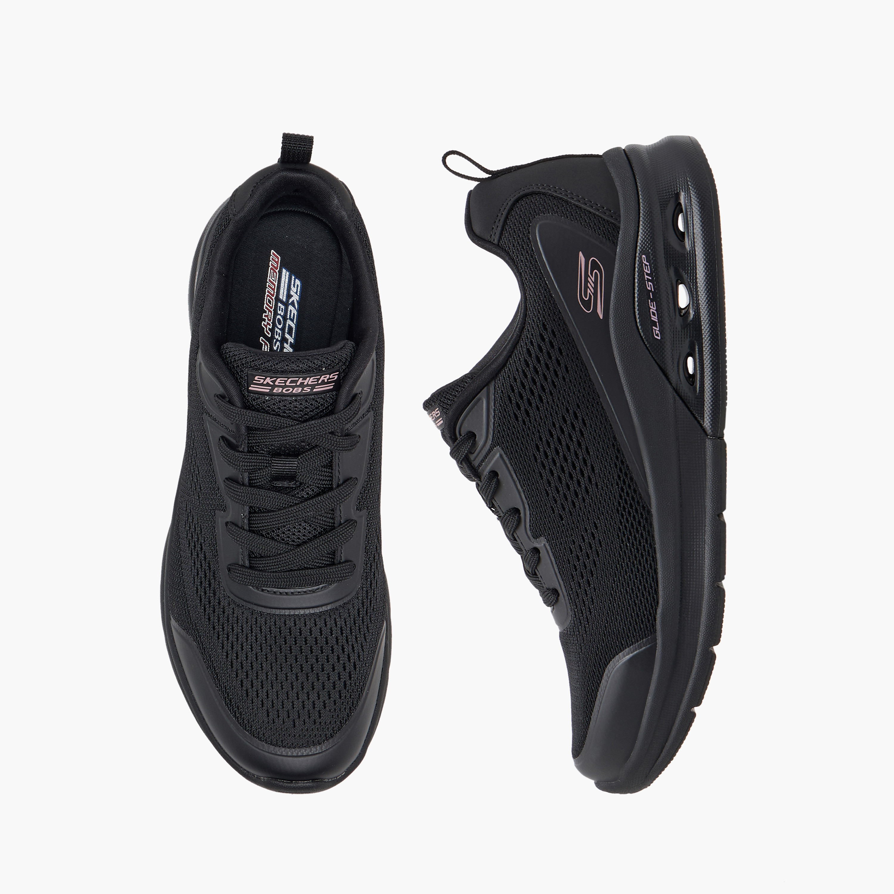 Skechers BOBS ARC WAVES 2.0 Women's Lace-Up Low Ankle Sneakers-sports-women-shoes-image-6