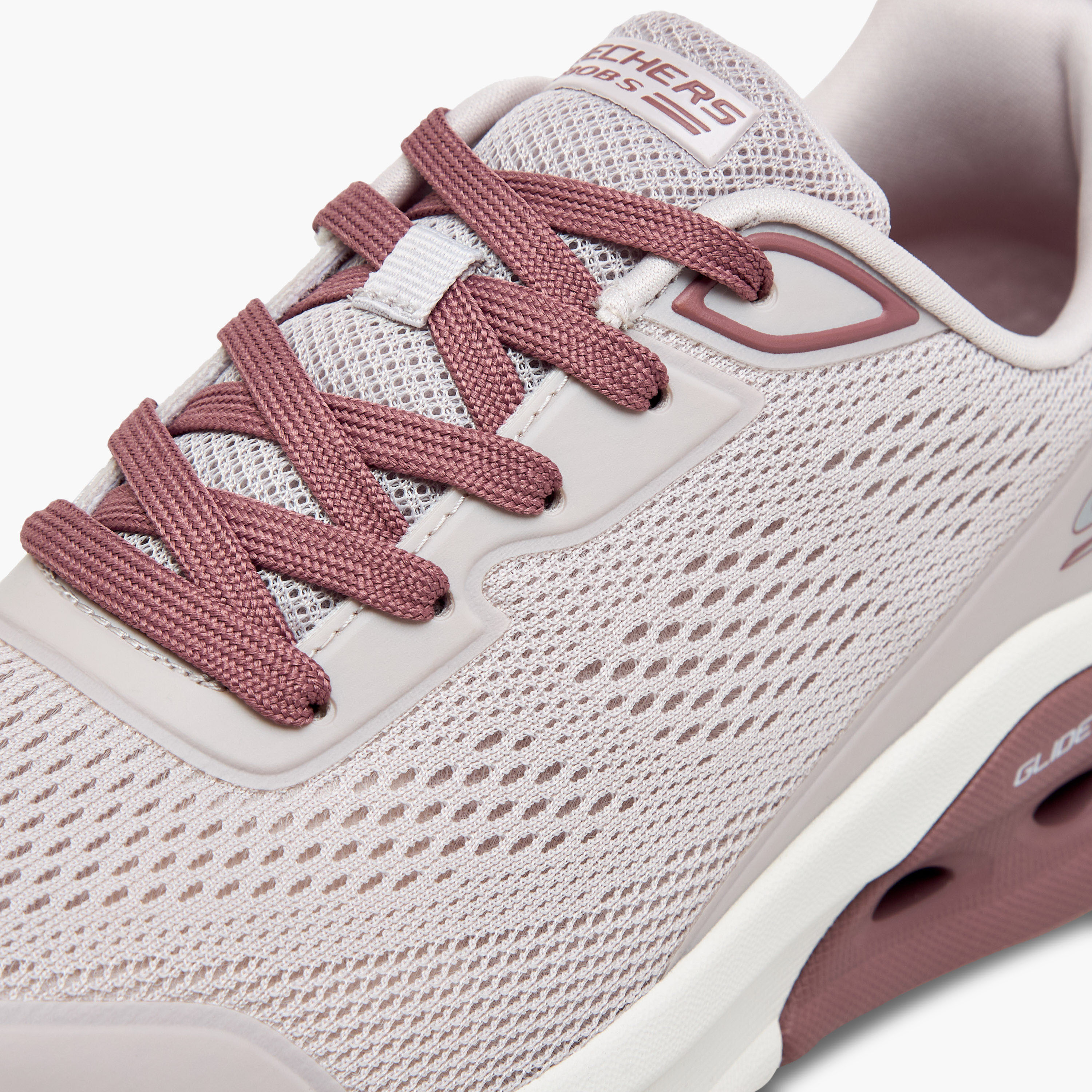 Skechers BOBS ARC WAVES 2.0 Women's Lace-Up Low Ankle Sneakers-sports-women-shoes-image-4