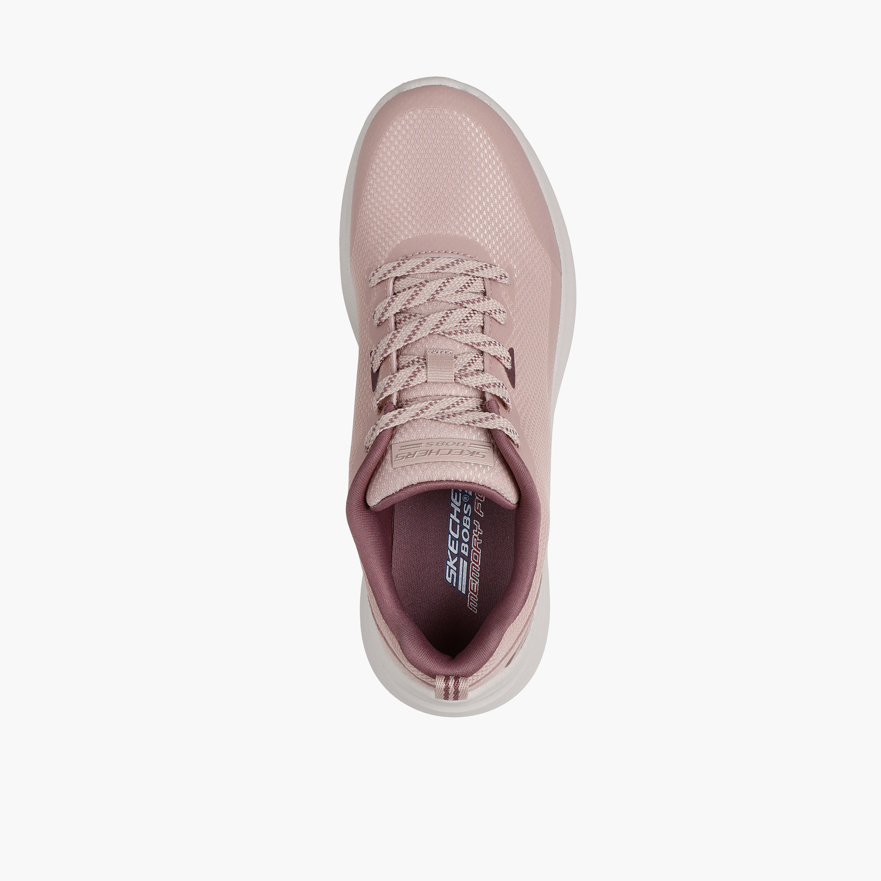 Skechers Women BOBS MODA FLEX Lace-Up Ankle Sneakers-sports-women-shoes-image-3