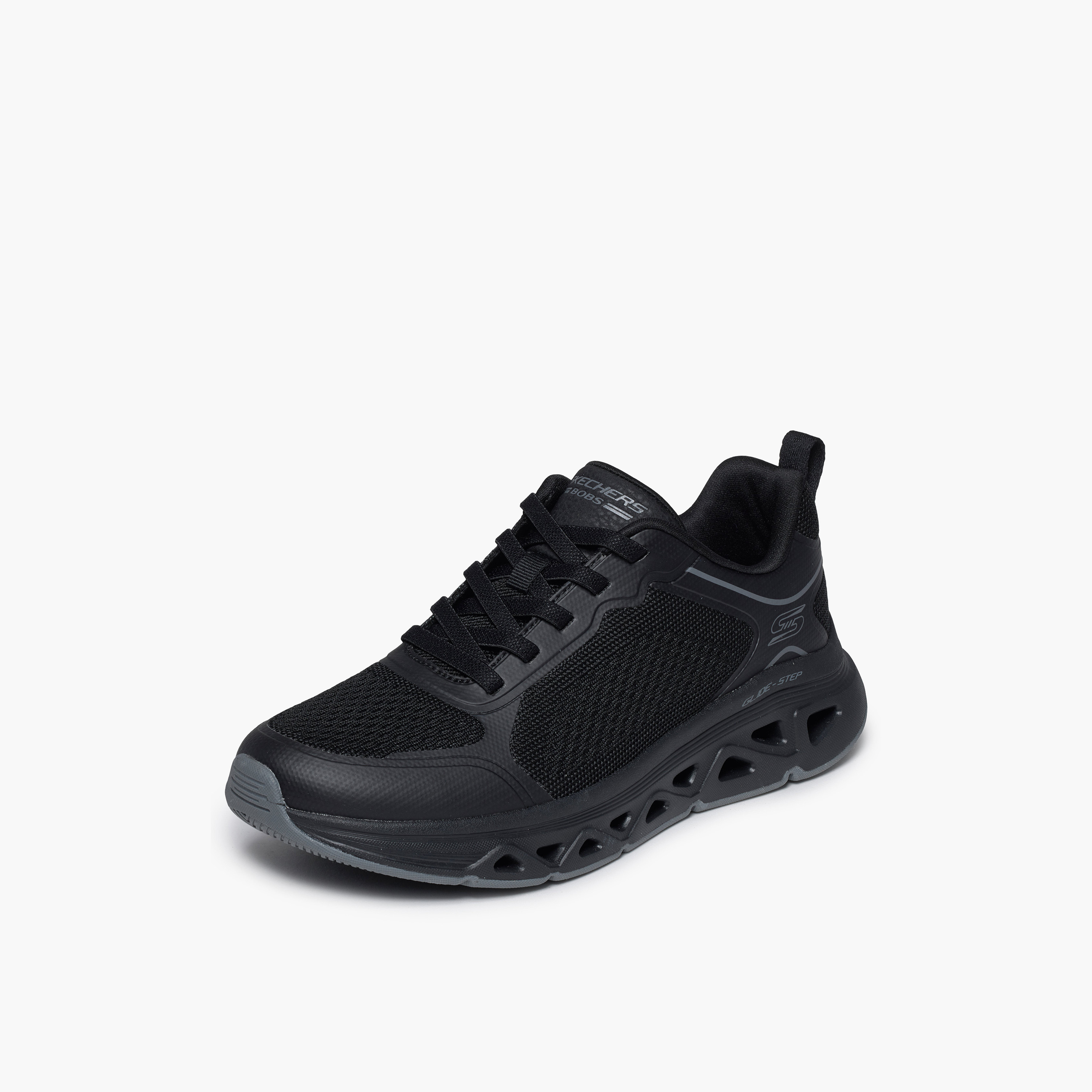Skechers Women Bobs Arc Waves Remix Lace-Up Sports Shoes-sports-women-shoes-image-5