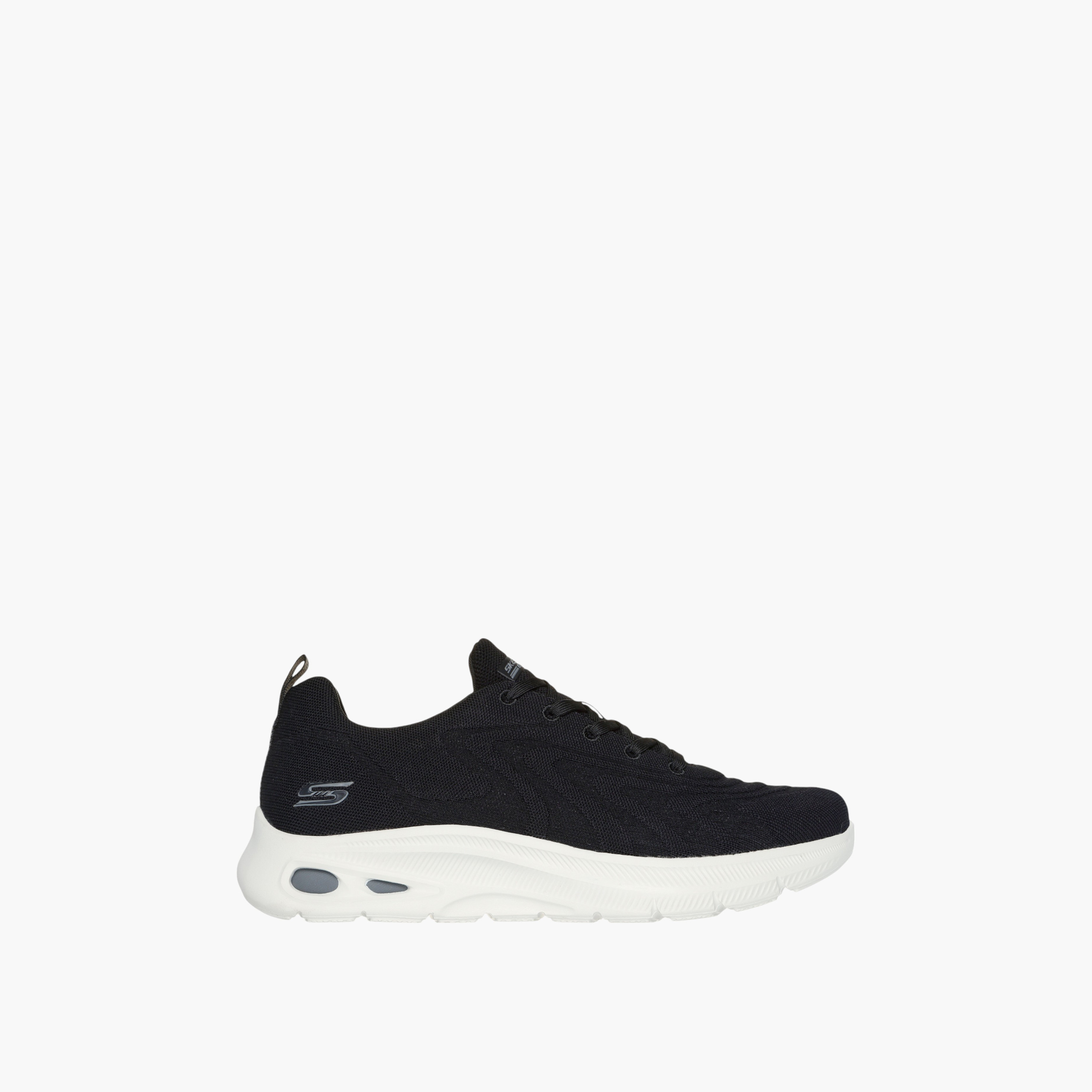 Skechers Men's BOBS UNITY SLEEK REVIVE Lace-Up Sports Shoes - 118075-BLK-sports-men-shoes-image-2