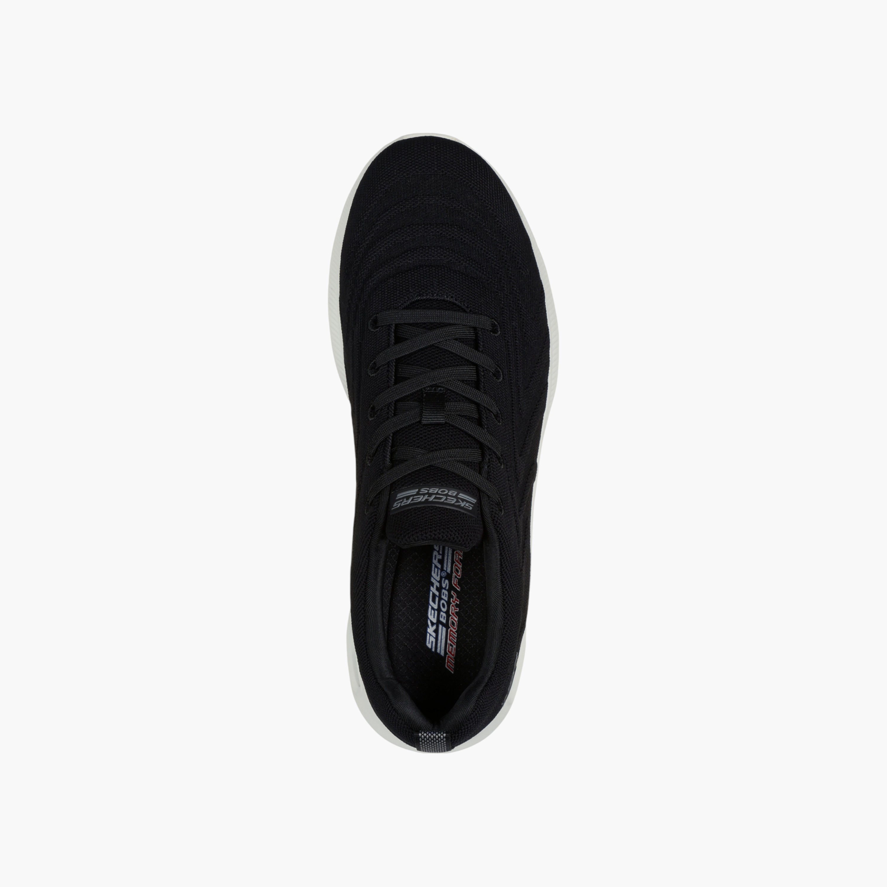 Skechers Men's BOBS UNITY SLEEK REVIVE Lace-Up Sports Shoes - 118075-BLK-sports-men-shoes-image-3