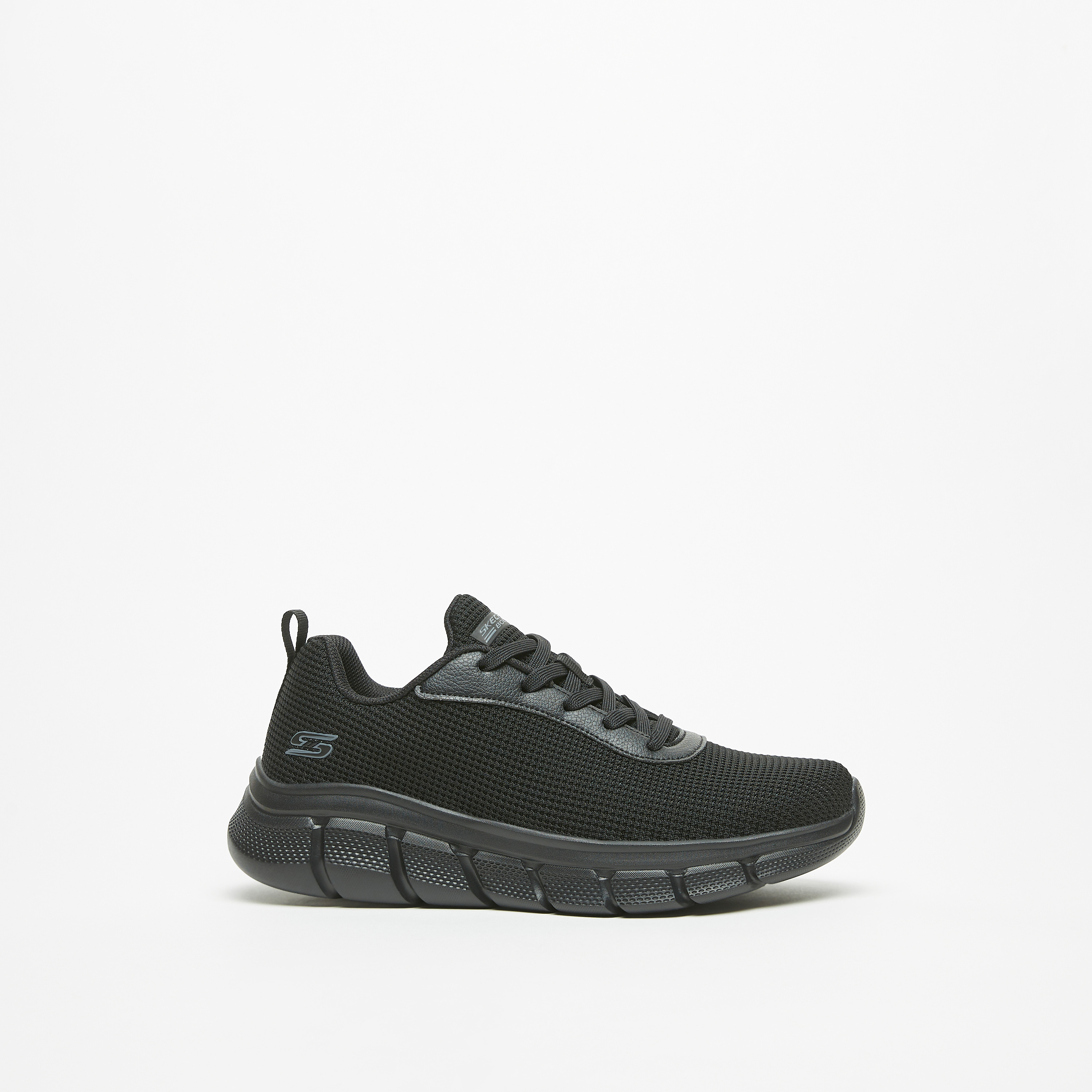 Skechers Bobs B Flex Men Memory Foam Low Ankle Sneakers 118103-GRY | OE-sports-men-shoes-image-4