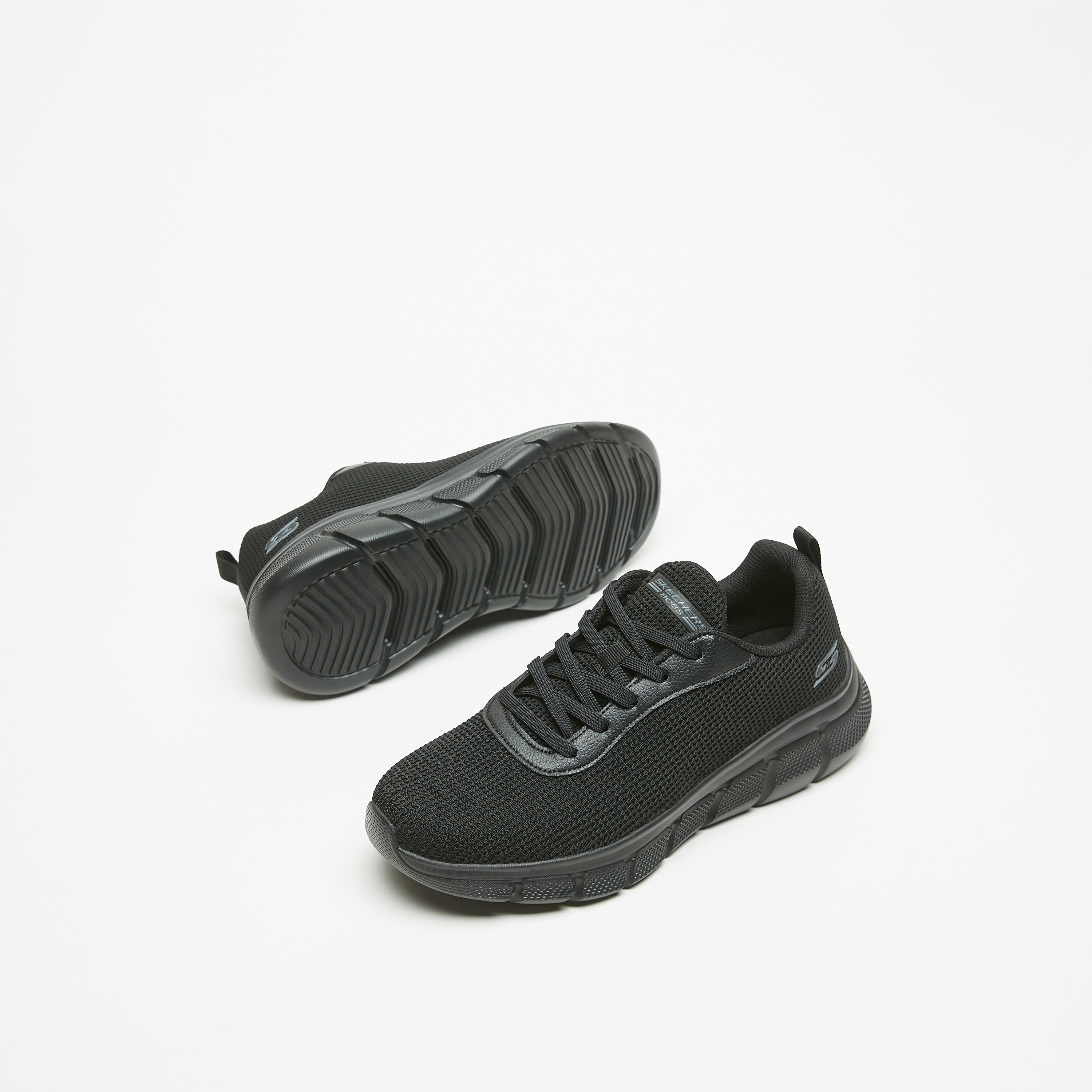 Skechers Bobs B Flex Men Memory Foam Low Ankle Sneakers 118103-GRY | OE-sports-men-shoes-image-6