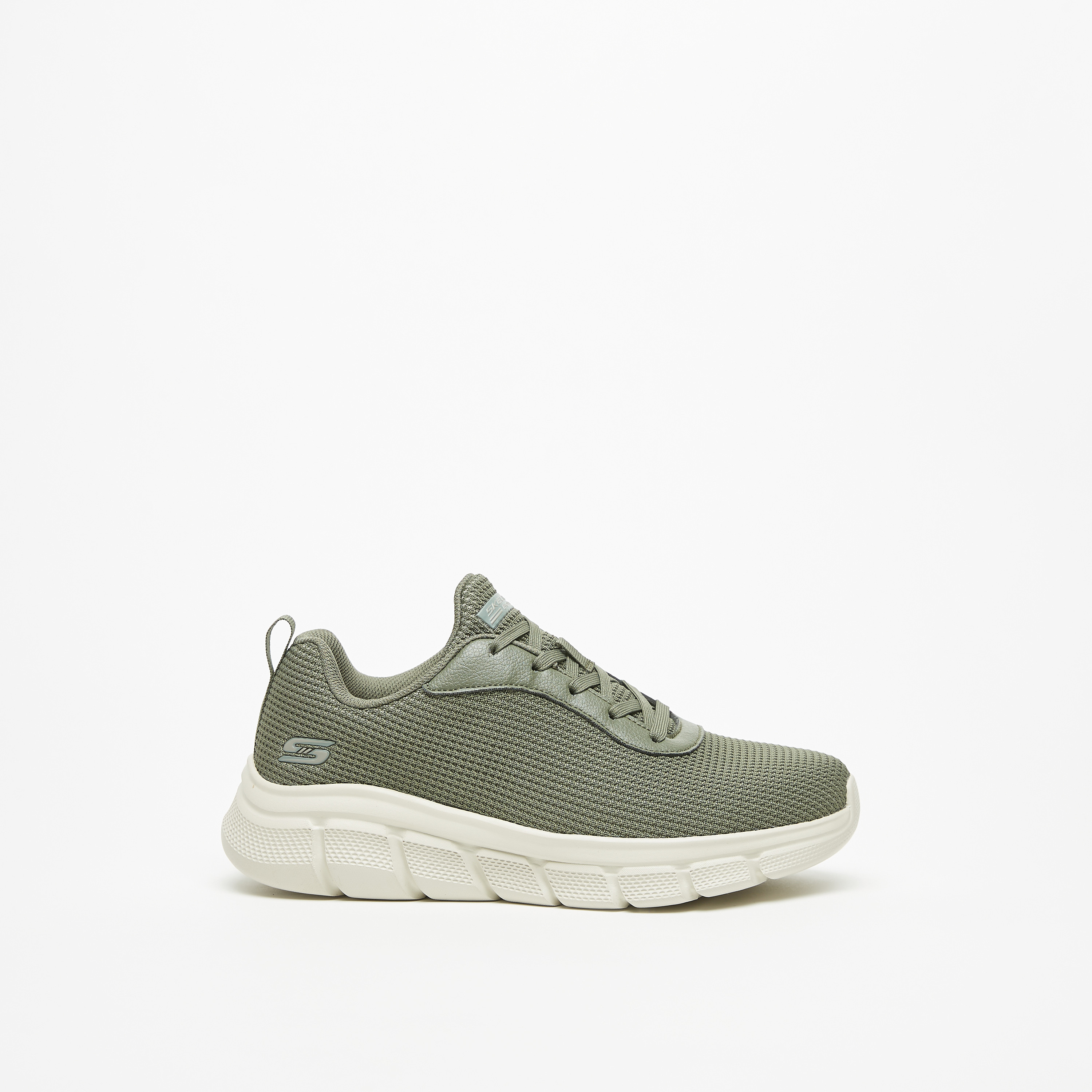 Skechers Bobs B Flex Men Memory Foam Low Ankle Sneakers 118103-GRY | OE-sports-men-shoes-image-20