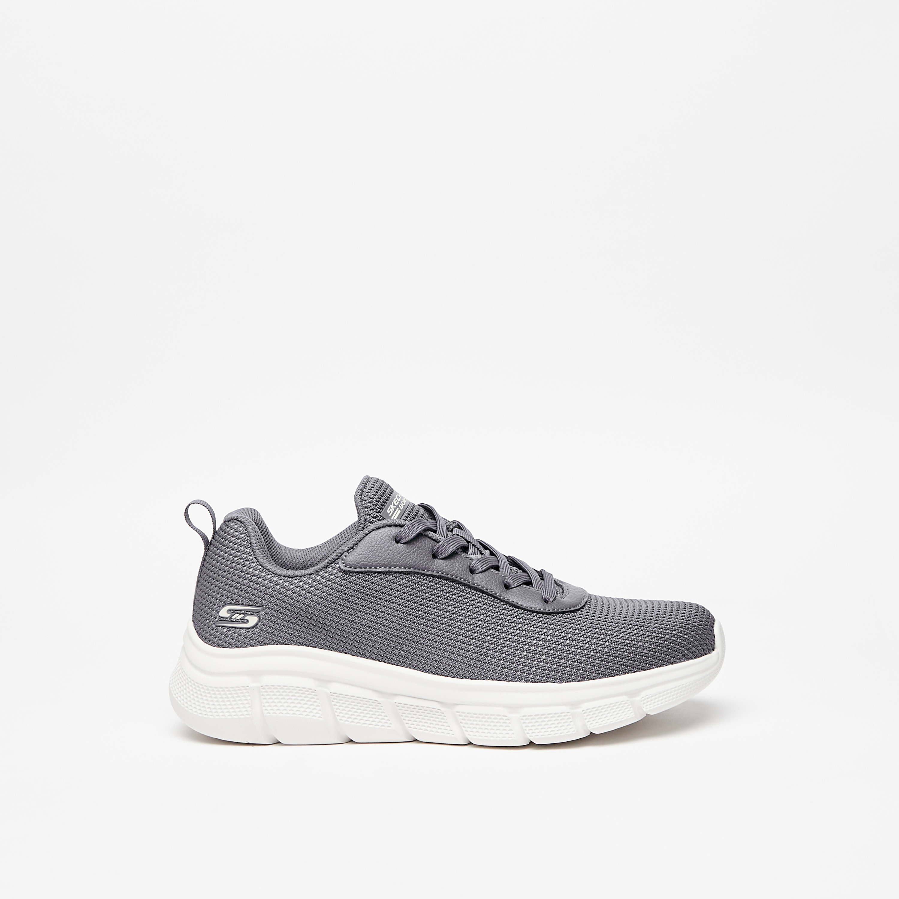 Skechers Bobs B Flex Men Memory Foam Low Ankle Sneakers 118103-GRY | OE-sports-men-shoes-image-28