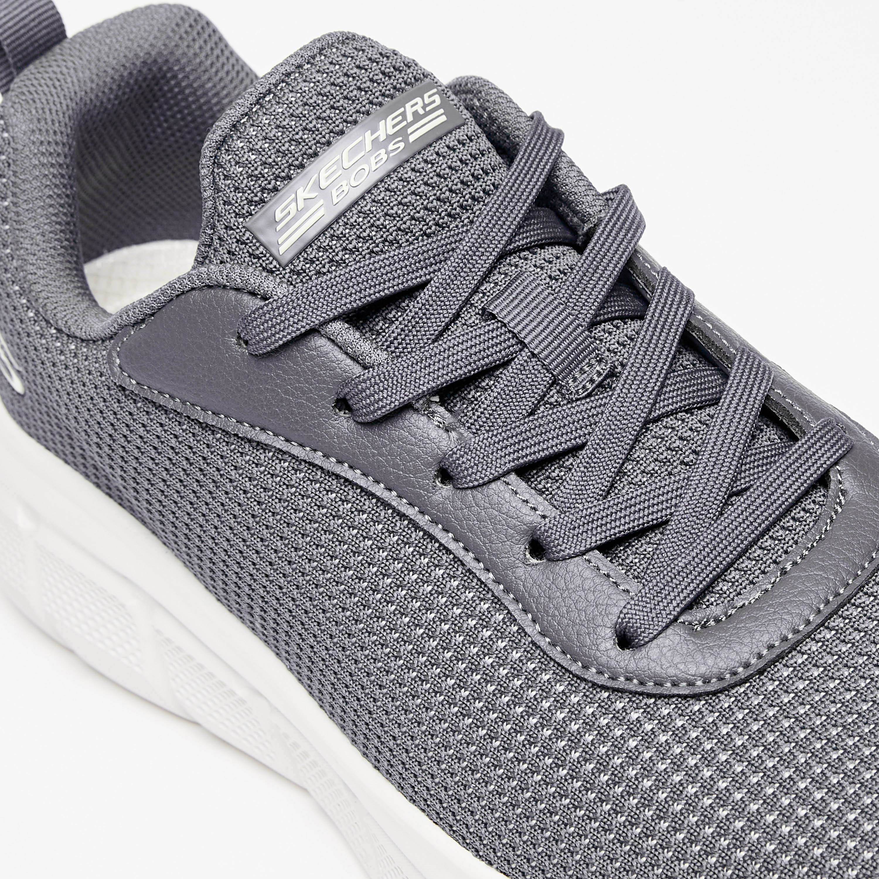 Skechers Bobs B Flex Men Memory Foam Low Ankle Sneakers 118103-GRY | OE-sports-men-shoes-image-31