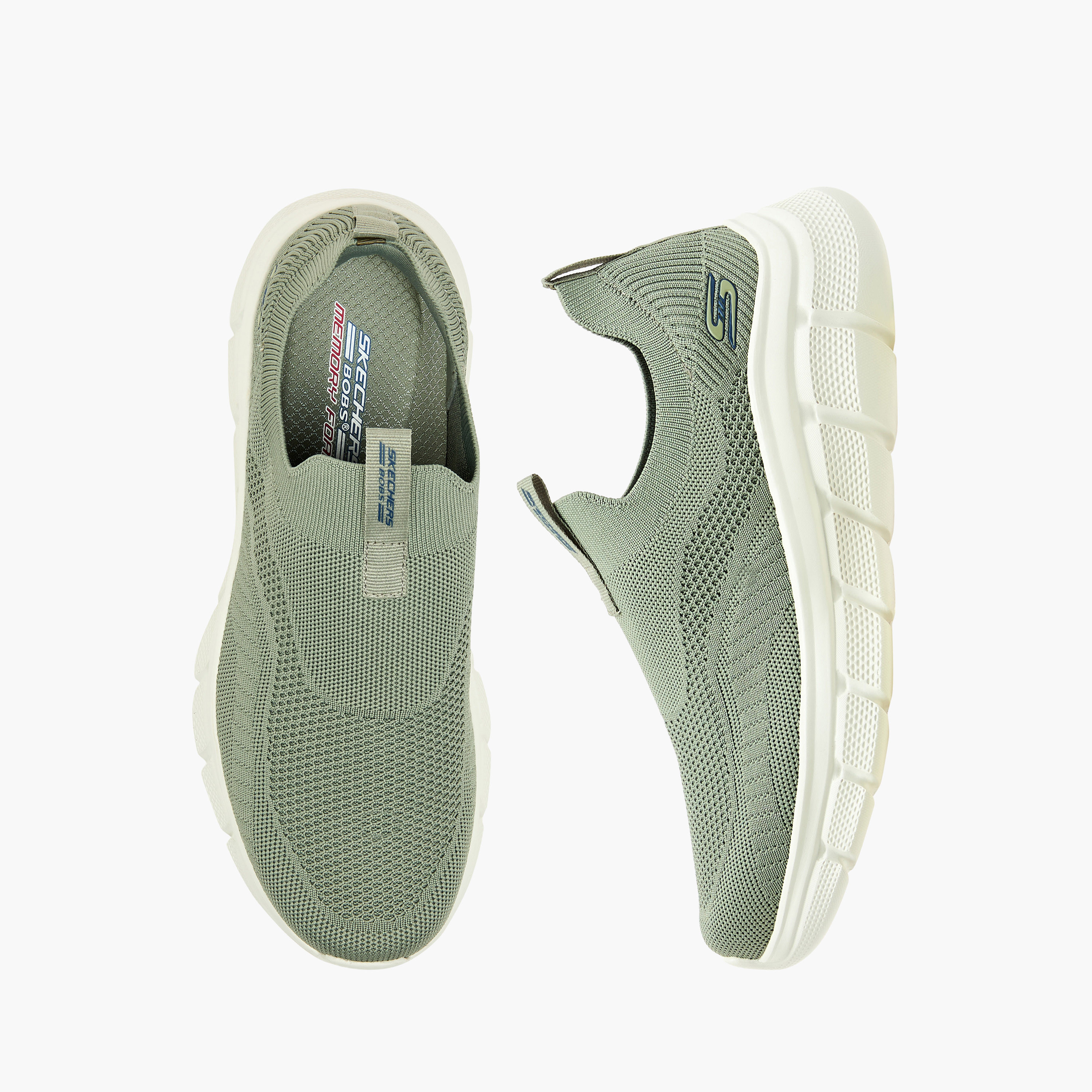 Skechers Men's Bobs B Flex Slip-On Low Ankle Sneakers 118107 | OE-sports-men-shoes-image-1