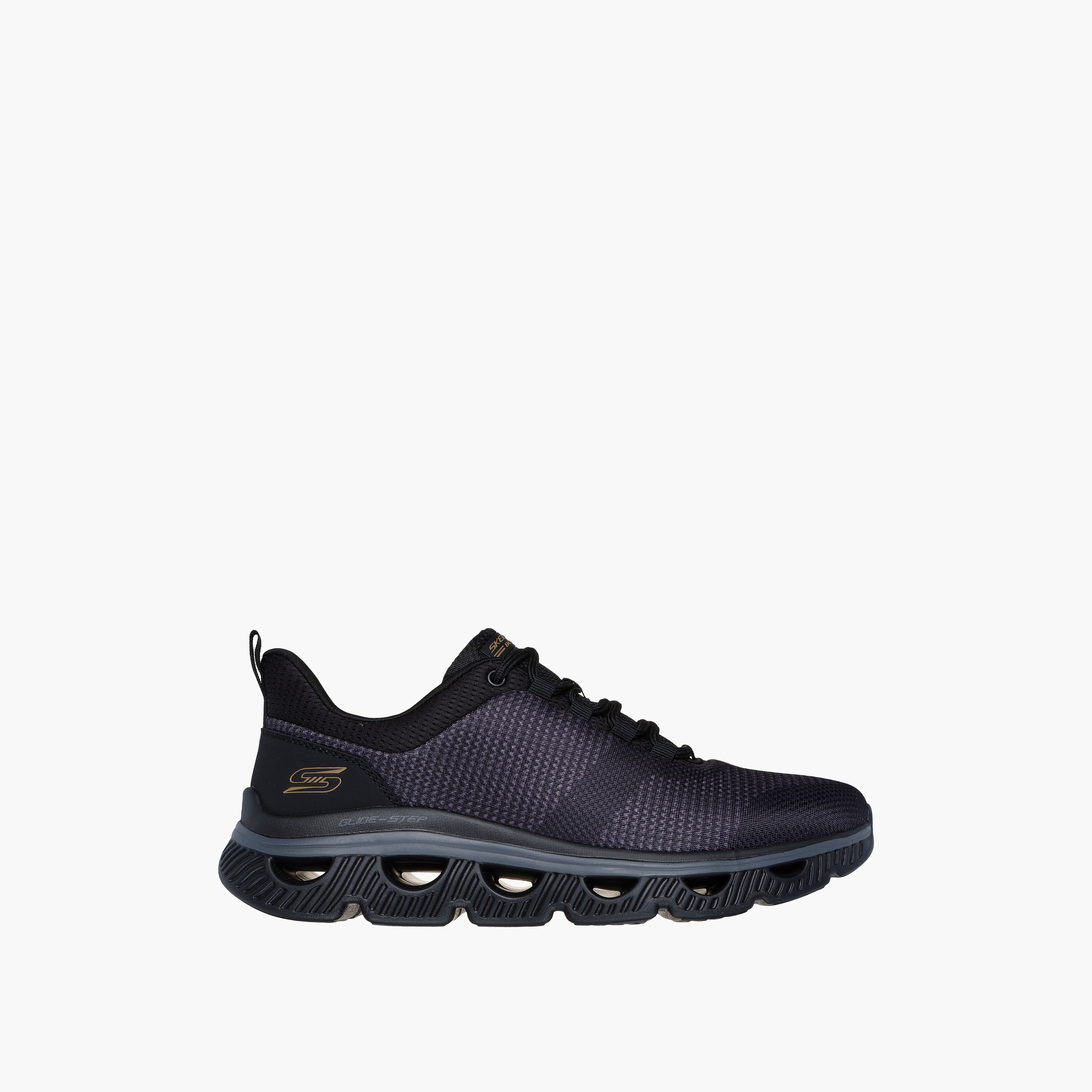Skechers Men's ARC WAVES SLICK MOVE Lace-Up Running Shoes-sports-men-shoes-image-2