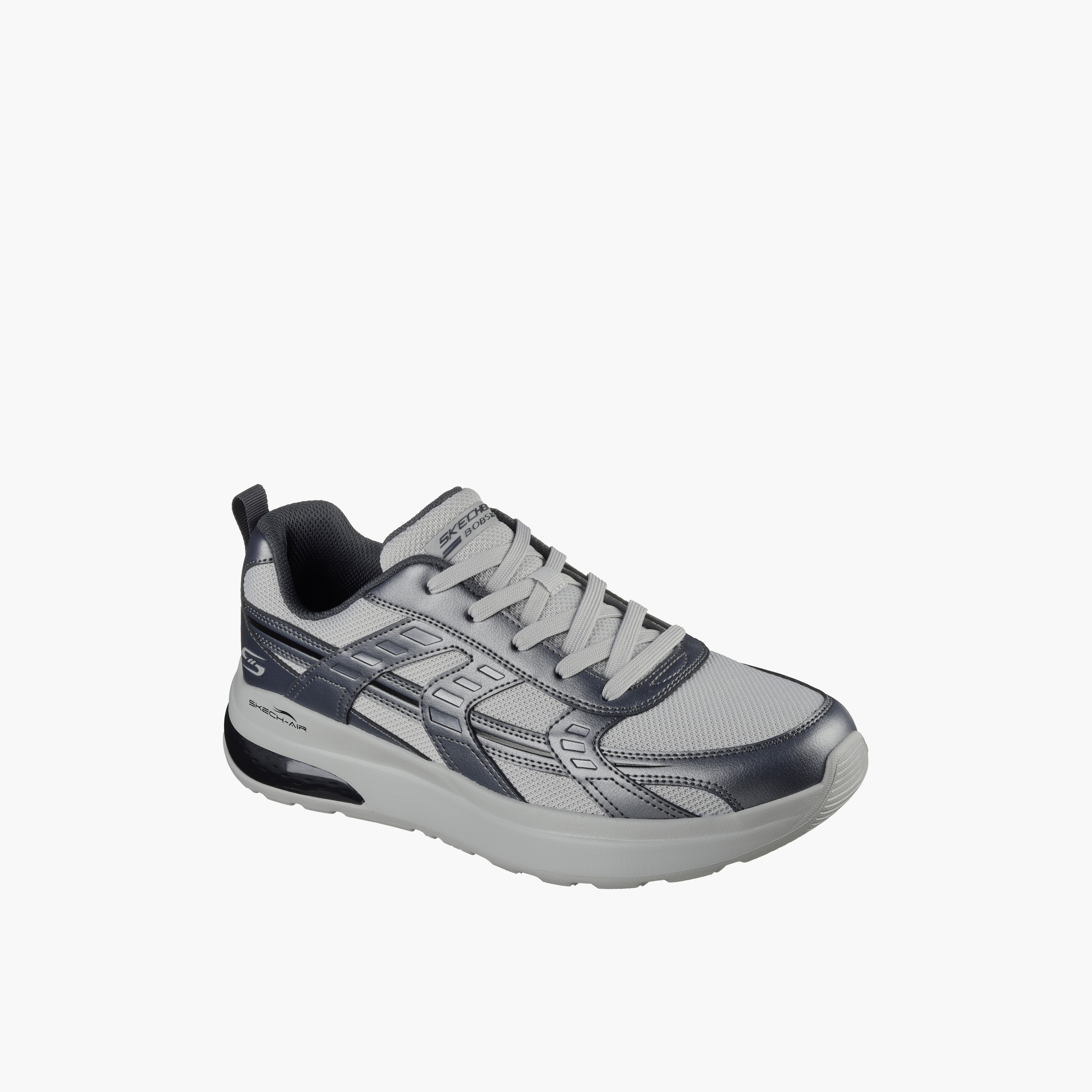Skechers Men Bobs Vision Air Lace-Up Ankle Sneakers-sports-men-shoes-image-1