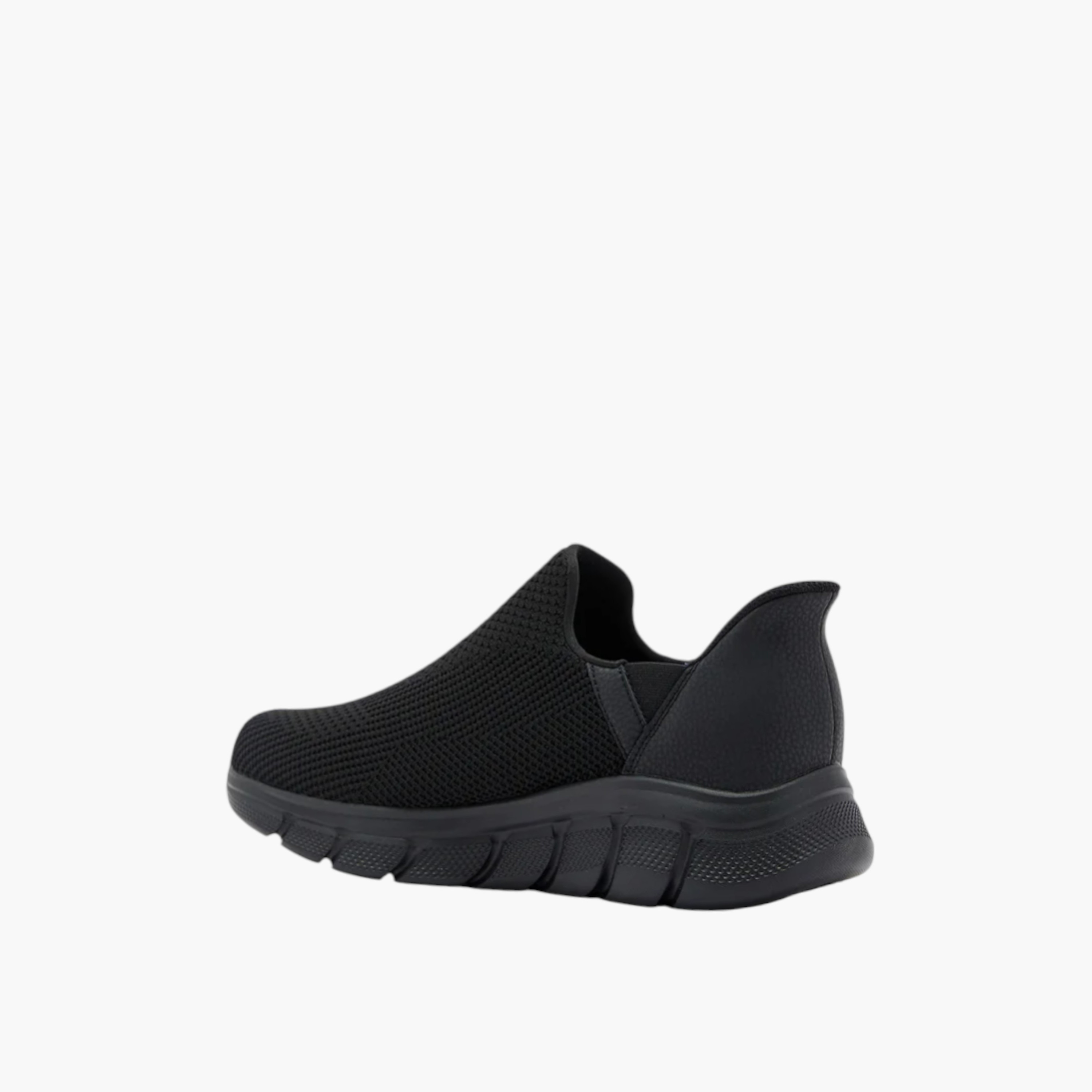 Skechers Men's Textured Slip-On Sports Shoes - 118306-BBK-sports-men-shoes-image-2