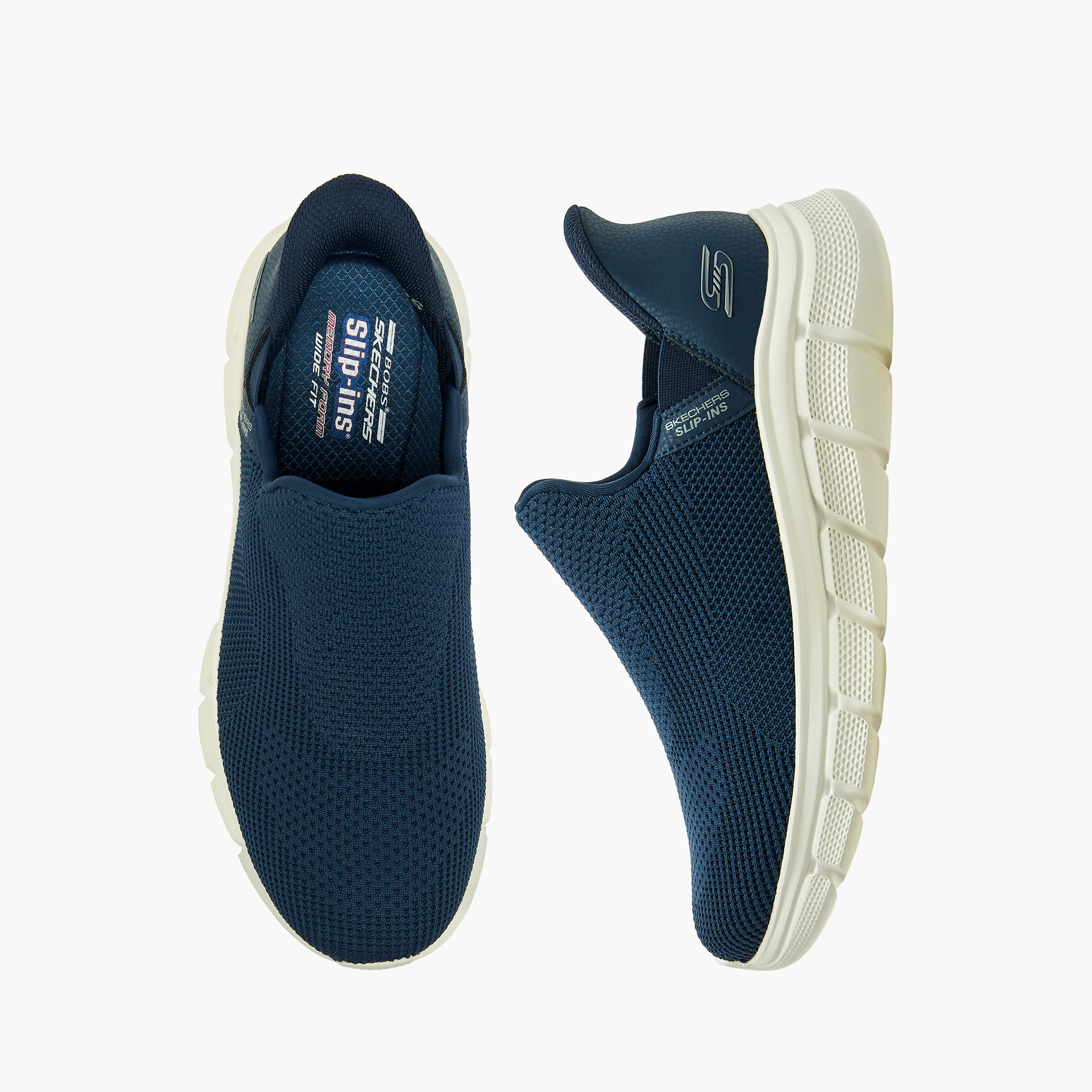 Skechers Men's Bobs B Flex Slip-On Low Ankle Sneakers 118306W | OE-sports-men-shoes-image-1