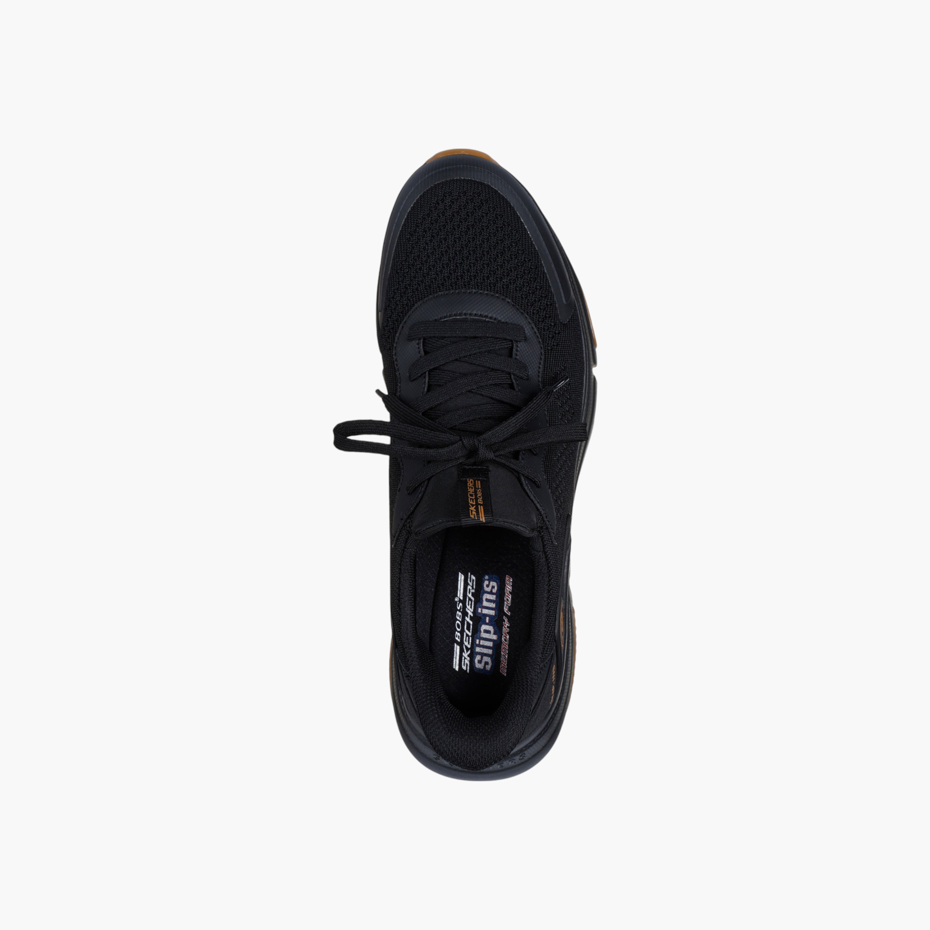 Skechers Men's BOBS SPARROW FLEX Lace-Up Running Shoes - 118310-BBK-sports-men-shoes-image-3