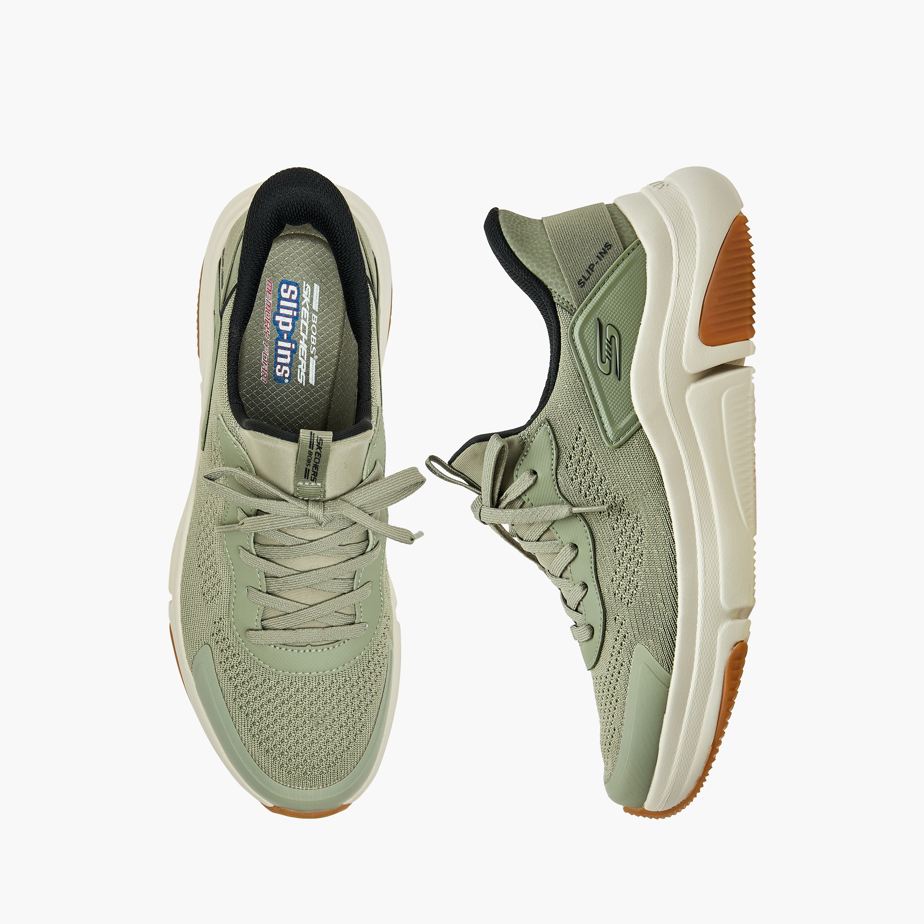 سكيتشرز - حذاء رياضي بوبس سبارو فليكس برباط- منخفض الكاحل - للرجال 118310 | OE-sports-men-shoes-image-1