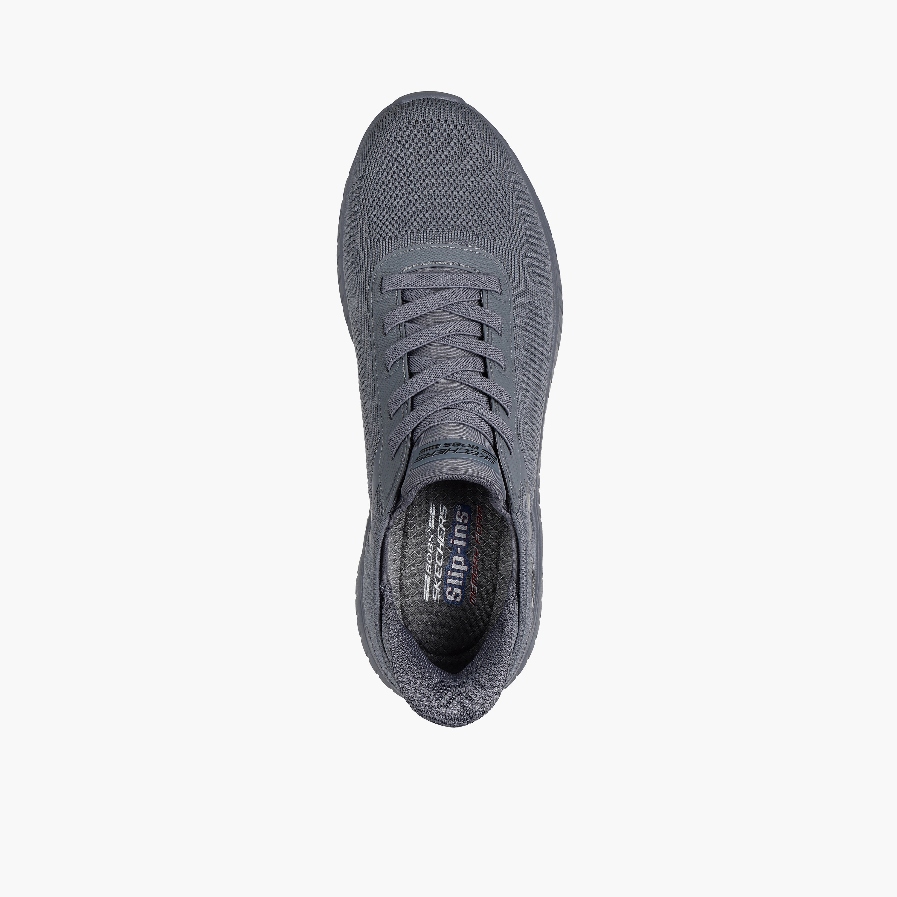 Skechers Men Bobs Squad Chaos Bungee Slip-On Sneakers-sports-men-shoes-image-2