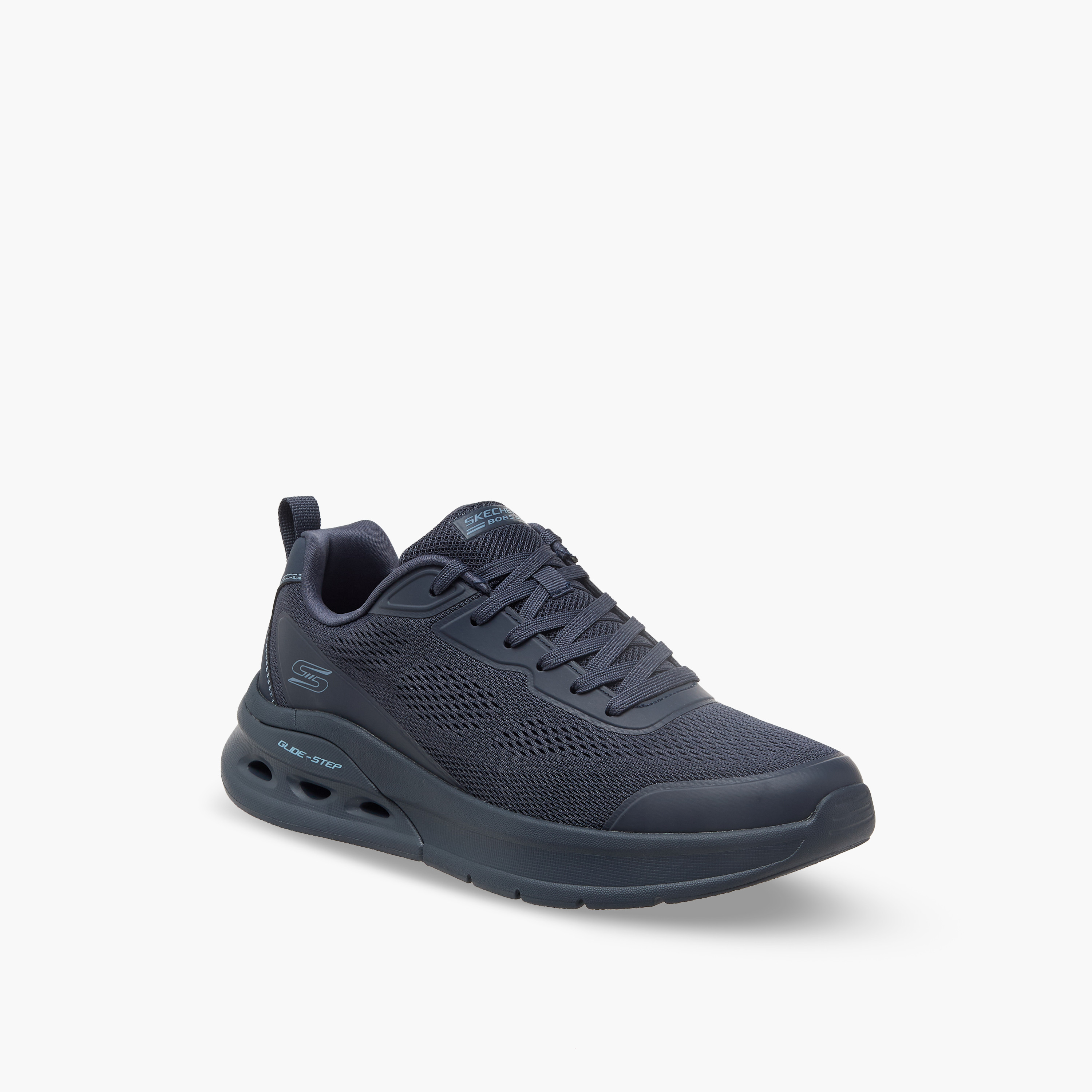 Skechers Men Textured Lace-Up Sports Shoes-men-shoes-sports-image-2
