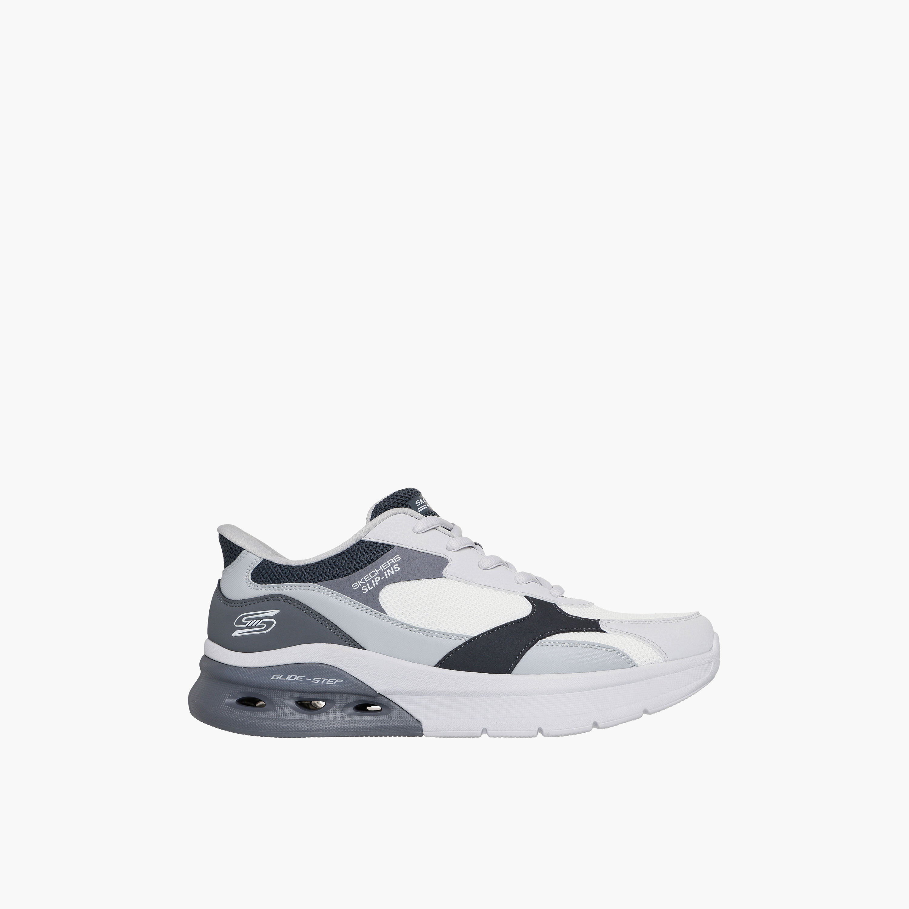 Skechers Men Bobs Arc Waves 2.0 Lace up Ankle Sneakers-sports-men-shoes-image-4