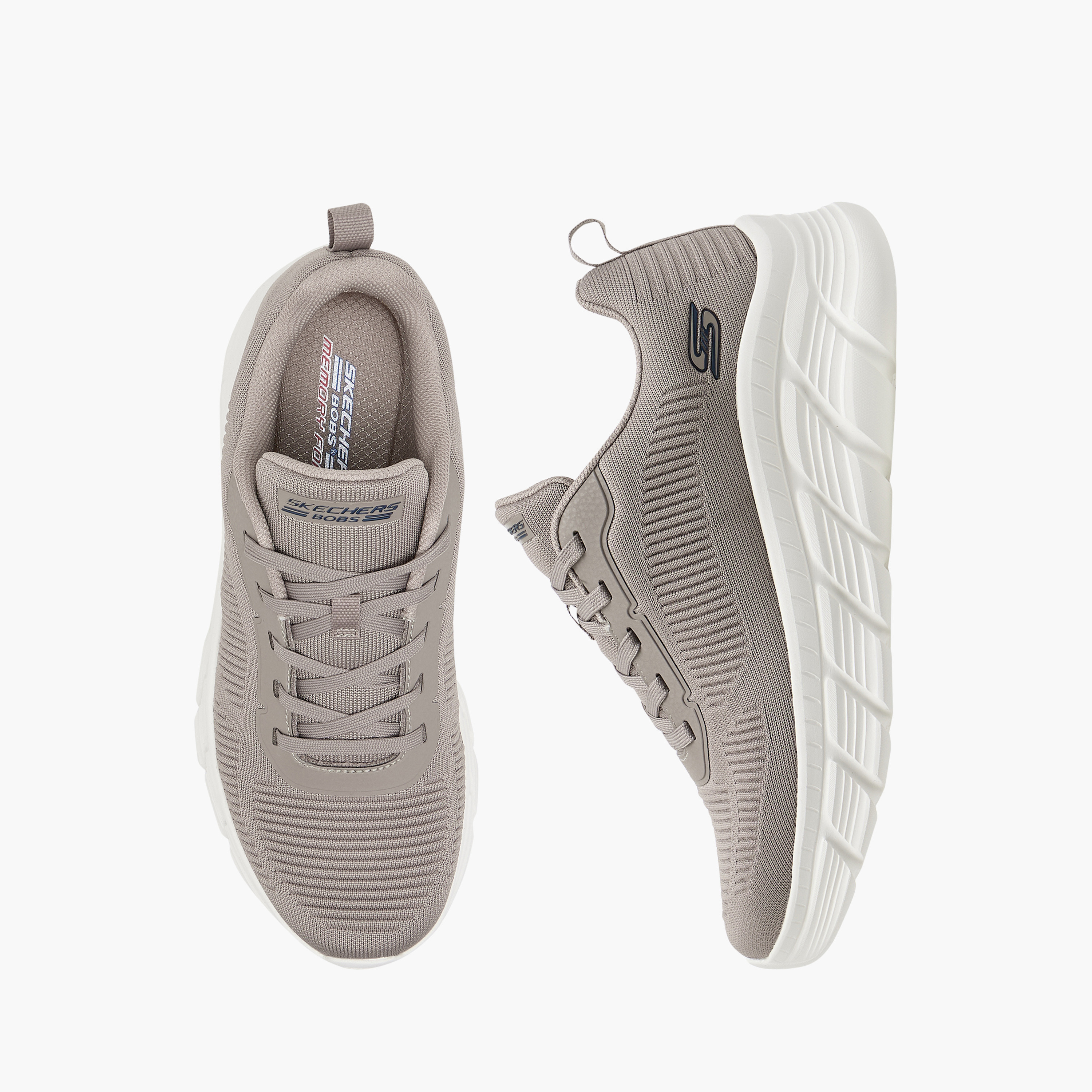 Skechers Men's BOBS B FLEX HI Lace-Up Low Ankle Sneakers 118360 | OE-sports-men-shoes-image-3