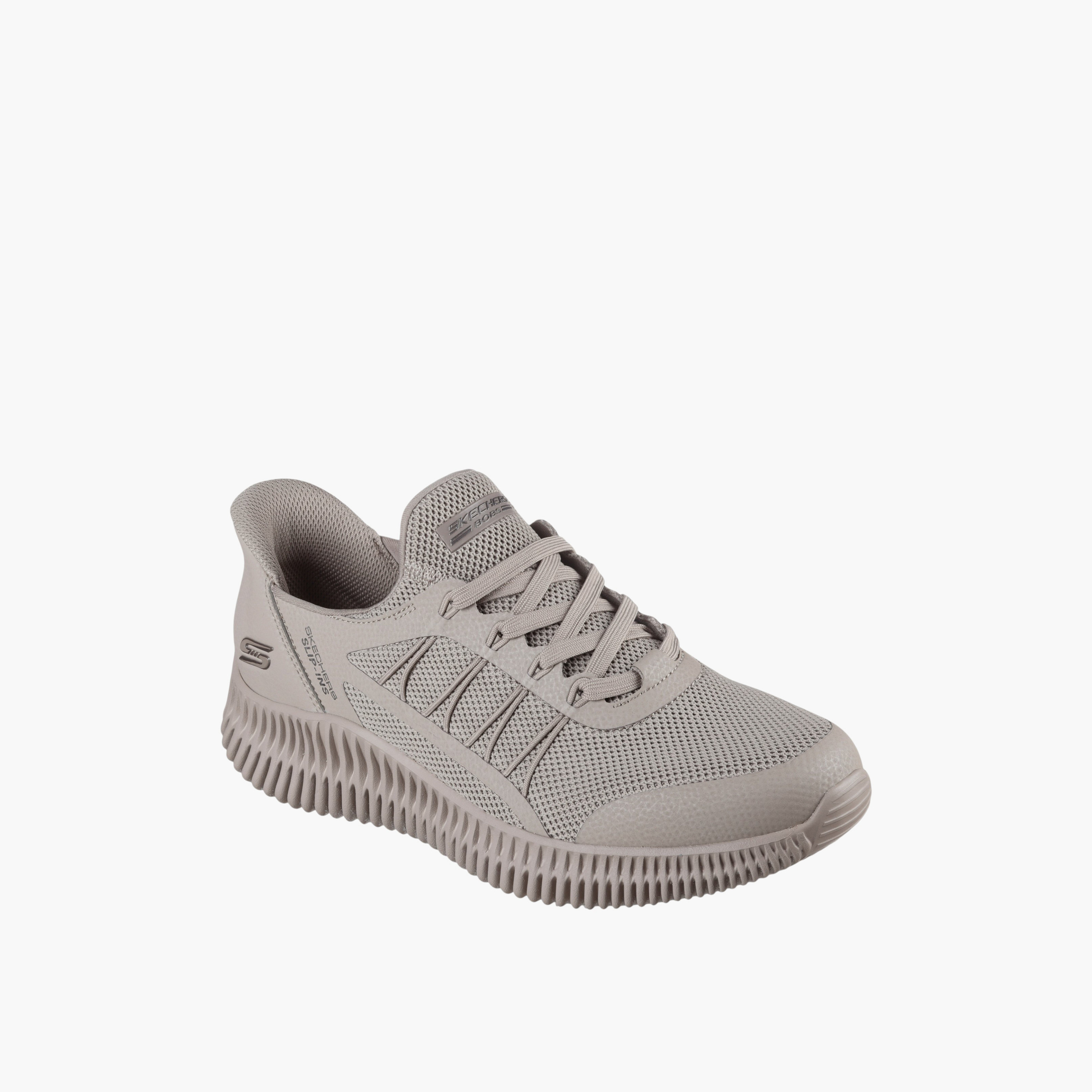 Skechers Men's BOBS GEO LITE Lace-Up Sports Shoes - 118419-TPE-sports-men-shoes-image-1