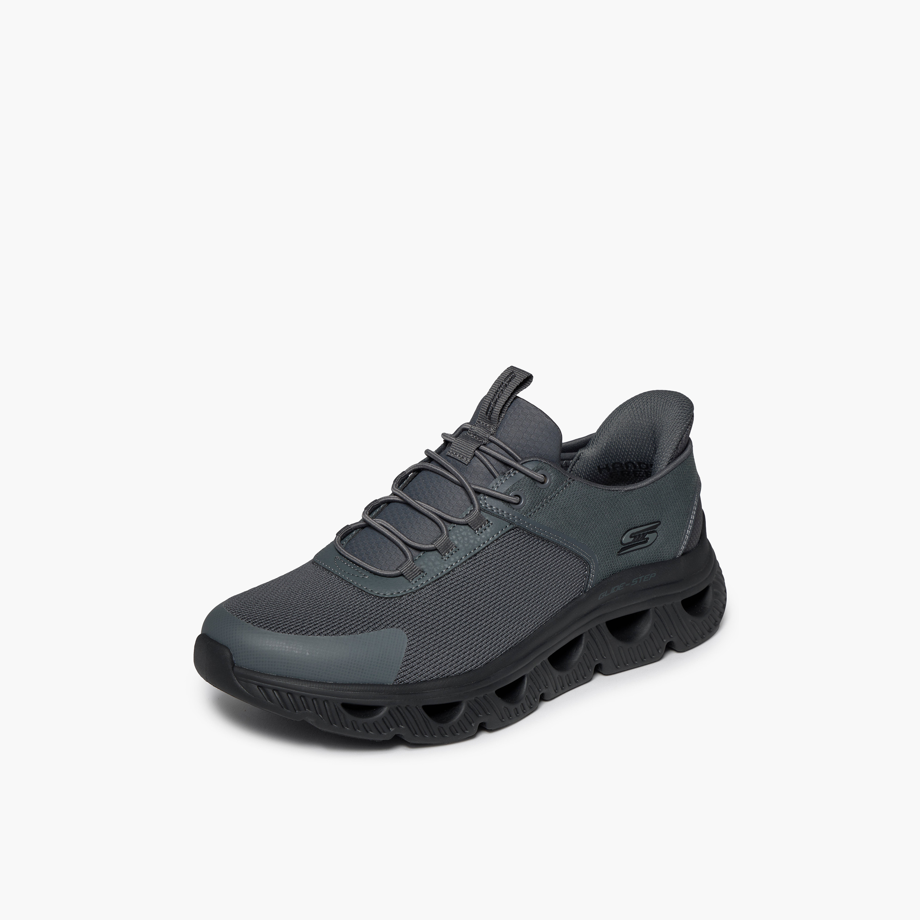 Skechers Men Bobs Arc Waves Slip-On Sports Shoes-sports-men-shoes-image-5