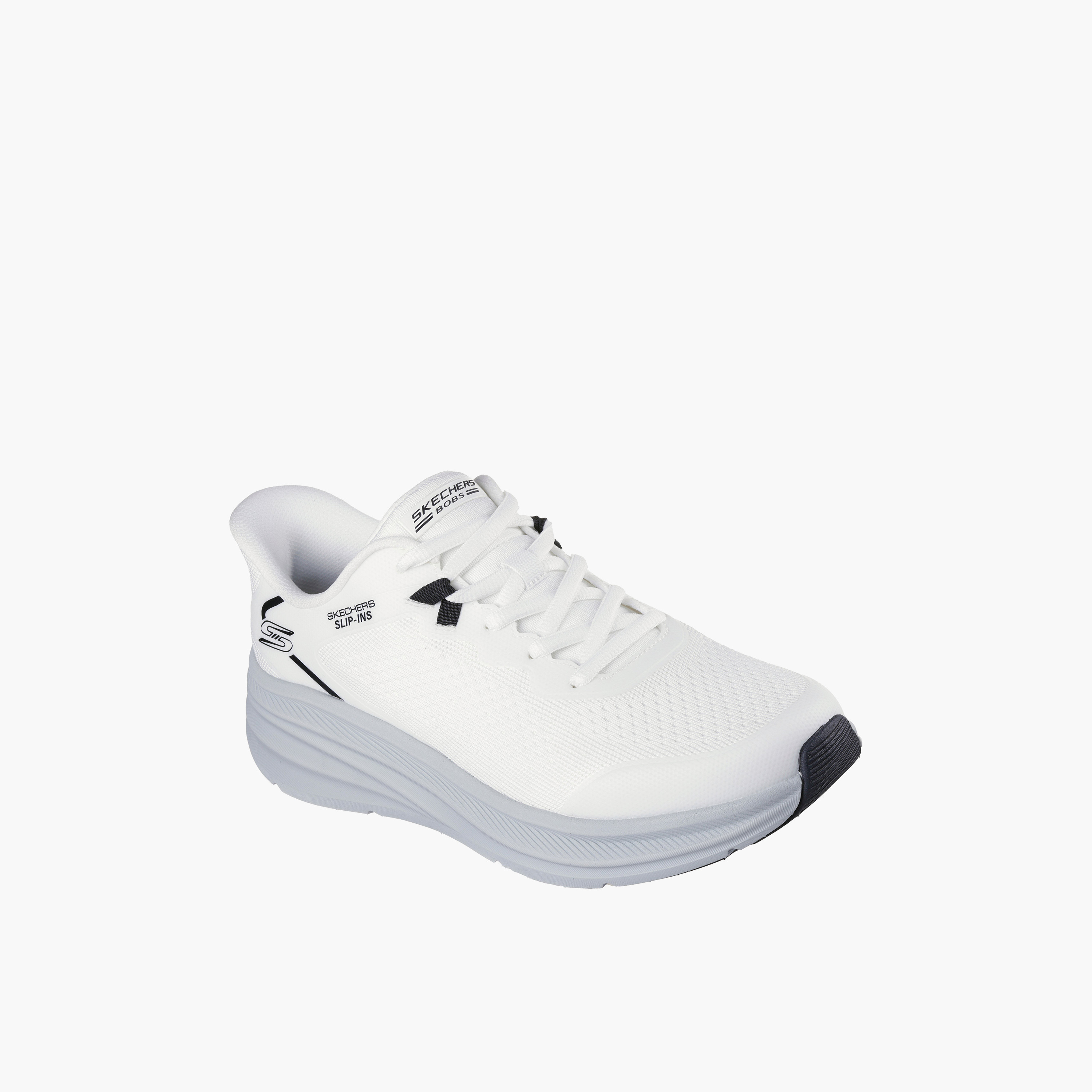 Skechers Men Bobs Skillz Bungee Slip-On Ankle Sneakers-sports-men-shoes-image-1