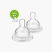 Philips Avent Classic+ Slow Flow Silicone Teats - Set of 2-Bottles and Teats-thumbnail-0