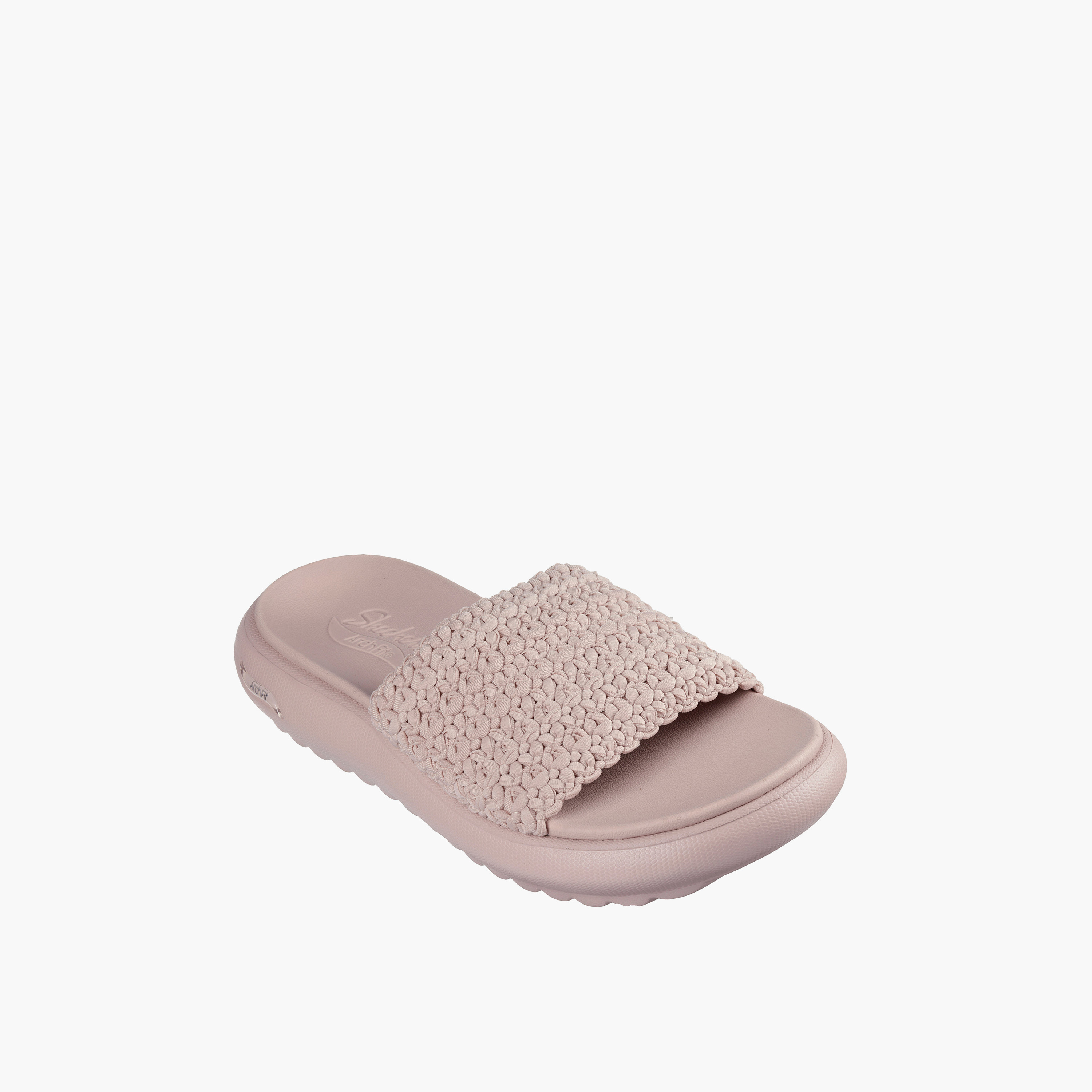Skechers Women's Arch Fit Cloud Slip-On Slide Sandals-women-shoes-flipflopsandslides-image-1
