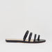 Textured Slip-On Toe Ring Sandals-Women%27s Flat Sandals-thumbnailMobile-0