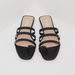 Textured Slip-On Toe Ring Sandals-Women%27s Flat Sandals-thumbnail-2