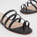 Textured Slip-On Toe Ring Sandals-Women%27s Flat Sandals-thumbnailMobile-3