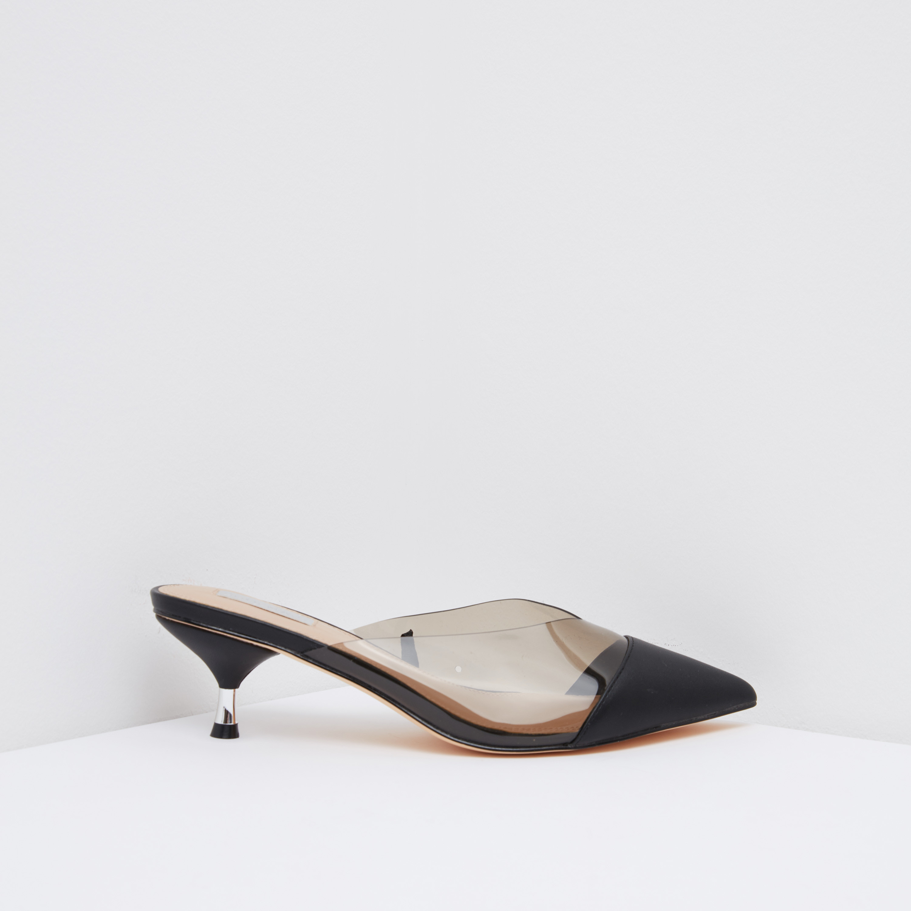 Pointed Toe Kitten Heeled Mules-women-shoes-heels-image-1