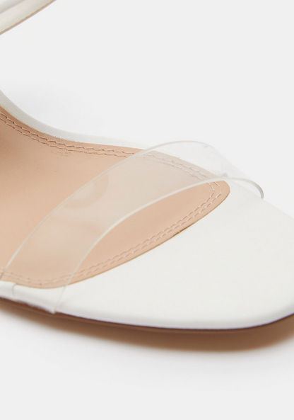 Open Toe Slip-On Sandals with Block Heels-Women%27s Heel Sandals-image-3